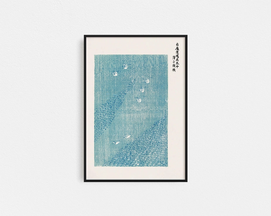 Poster Hub - Woodblocknordic style wall decor