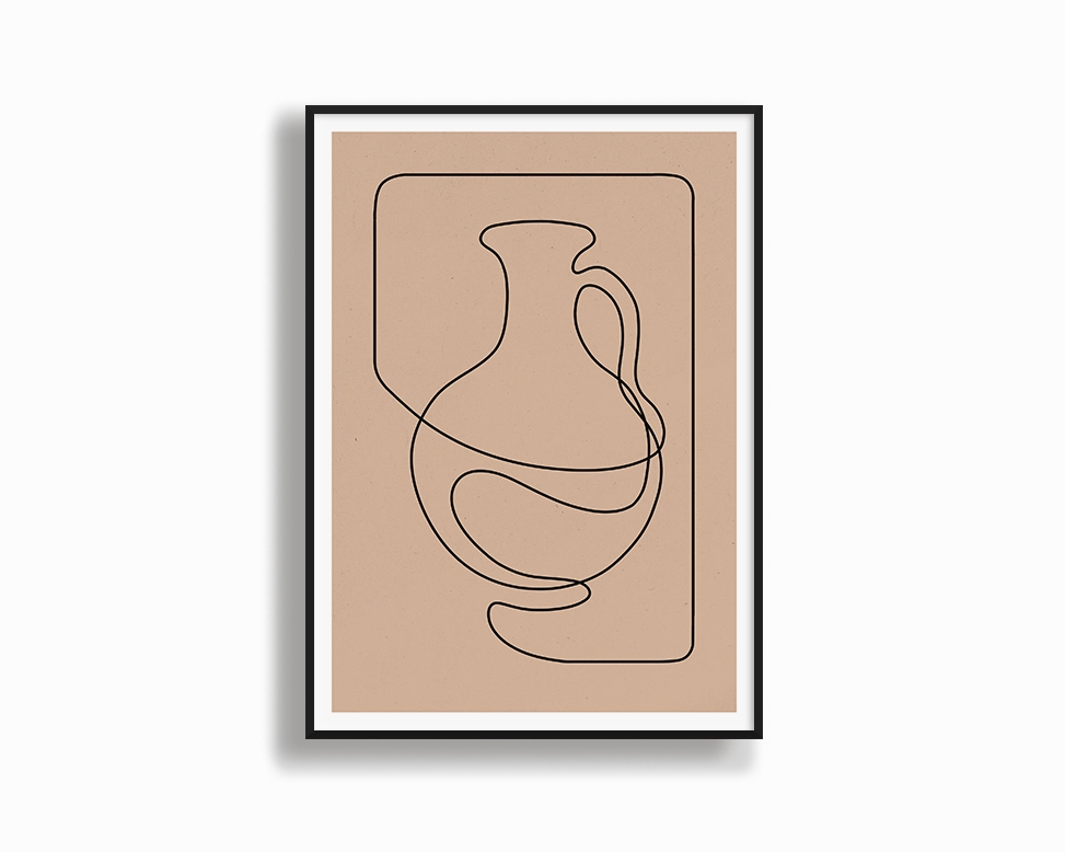 Potterymodern abstract painting decor