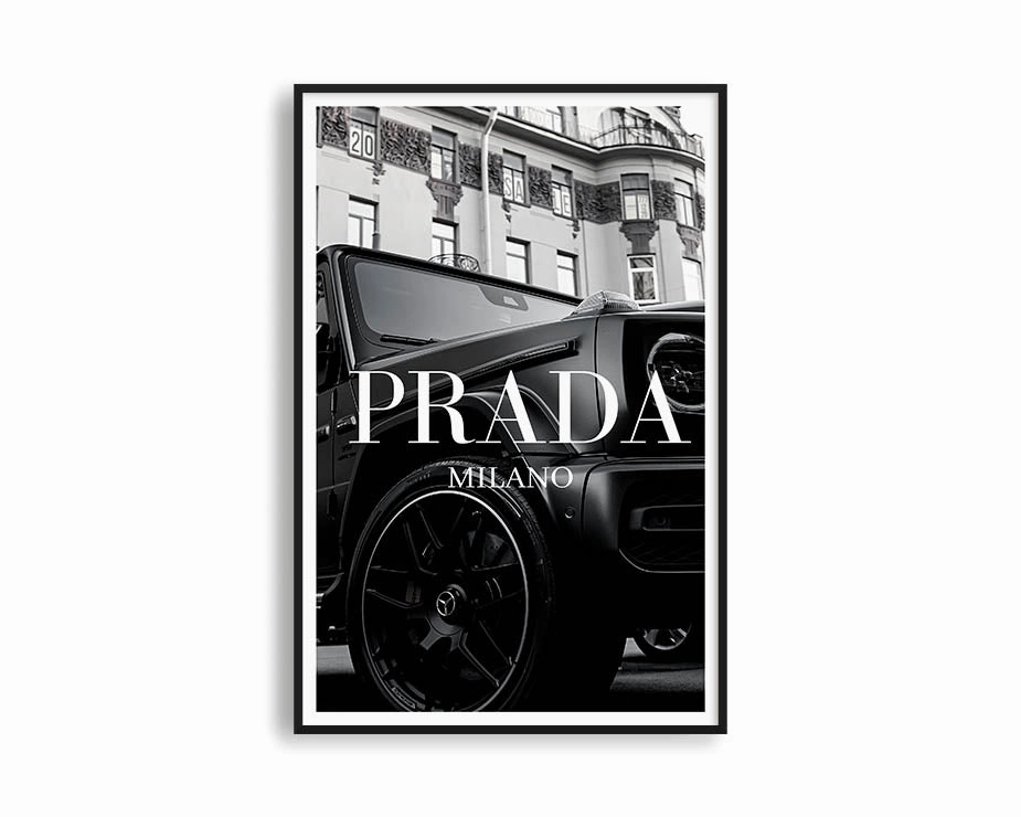 Prada G Wagonnordic style wall decor