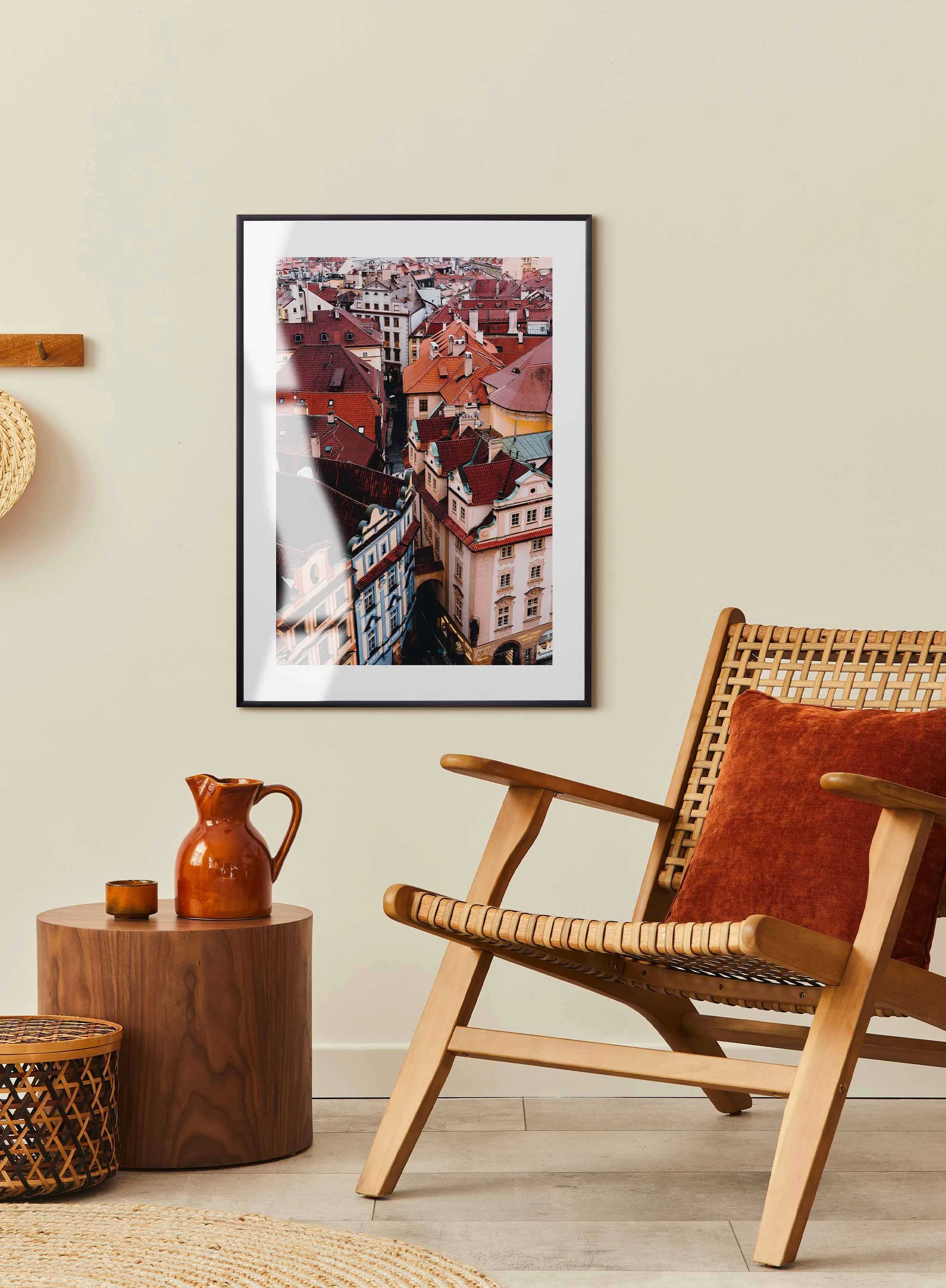 Prague from Above, Poster
