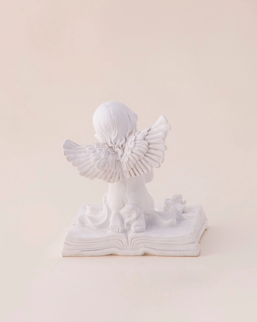 Praying On Book Angel Cherub Figurine