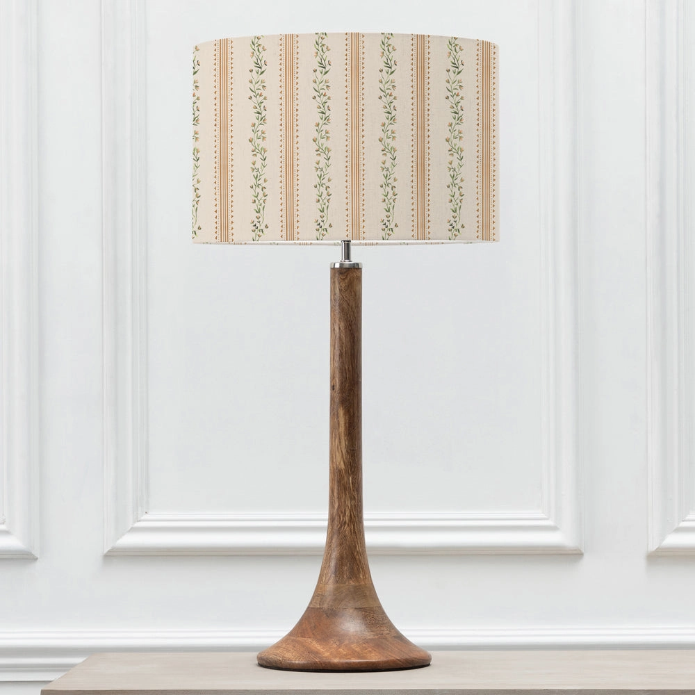 Primavera Eva & Kinross Complete Table Lamp Mango/Melba