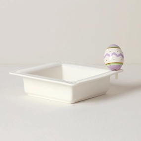 Profile Poppers Square Bowl & Easter Egg Setafternoon tea dessert tray