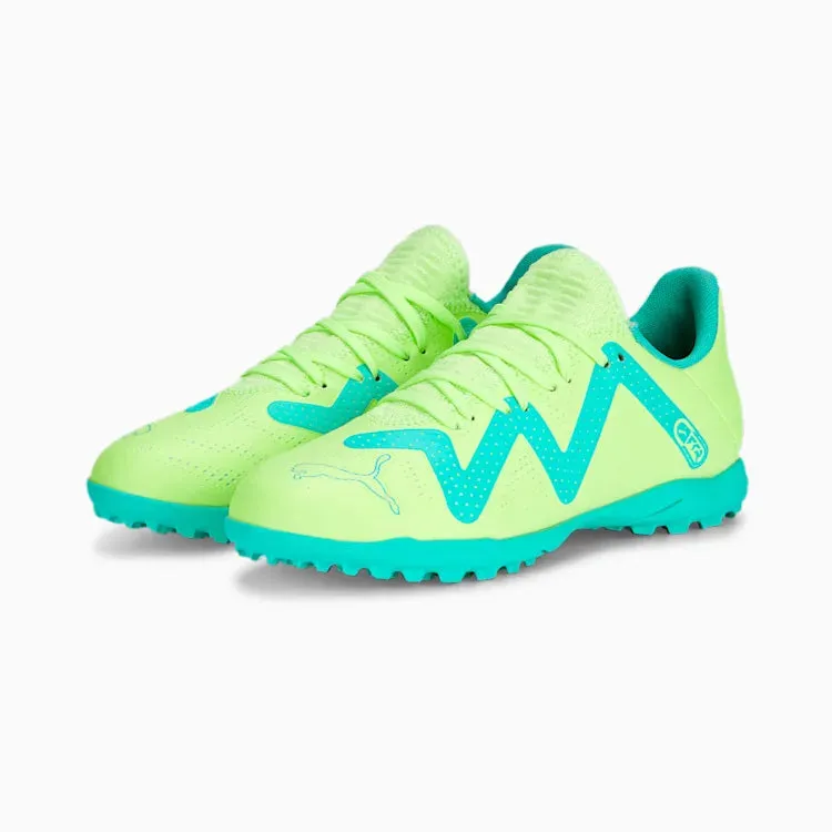 Puma Junior Future Play Turf Shoes - Yellow-Black-Peppermint