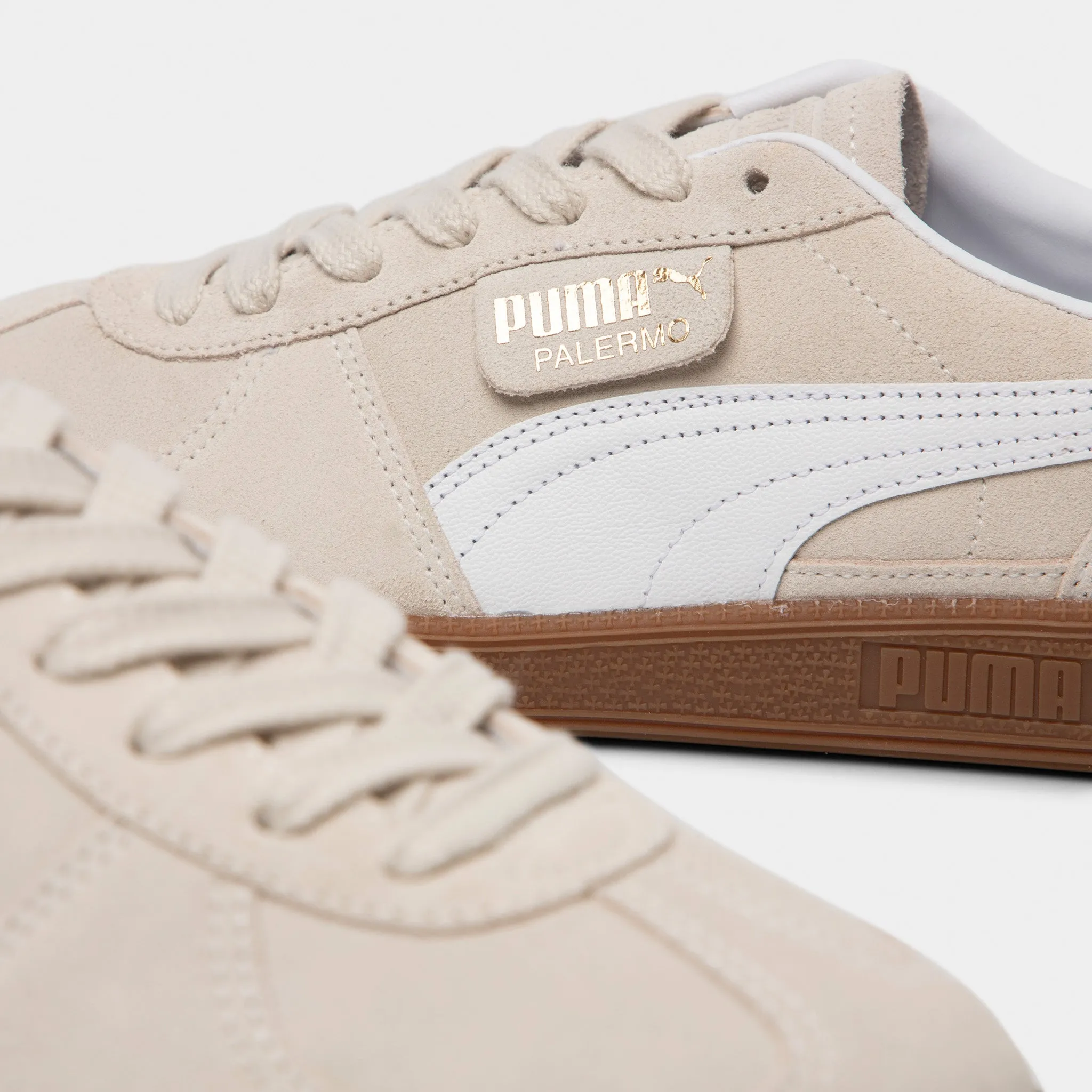 Puma Palermo Tan / White Puma Shoes