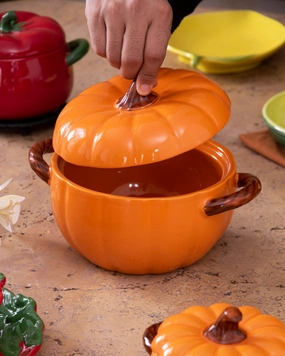 Pumpkin Harvest Casserole 1.5Lmodern kitchen decor ,kitchen dinner set ,dinnerware 