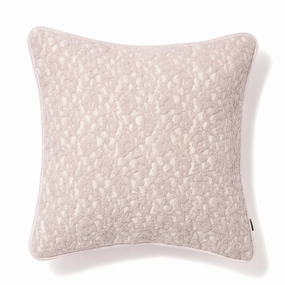 Quilt Flower Cushion Cover 450 x 450  Light Purplebedding sets ,throw blankets 