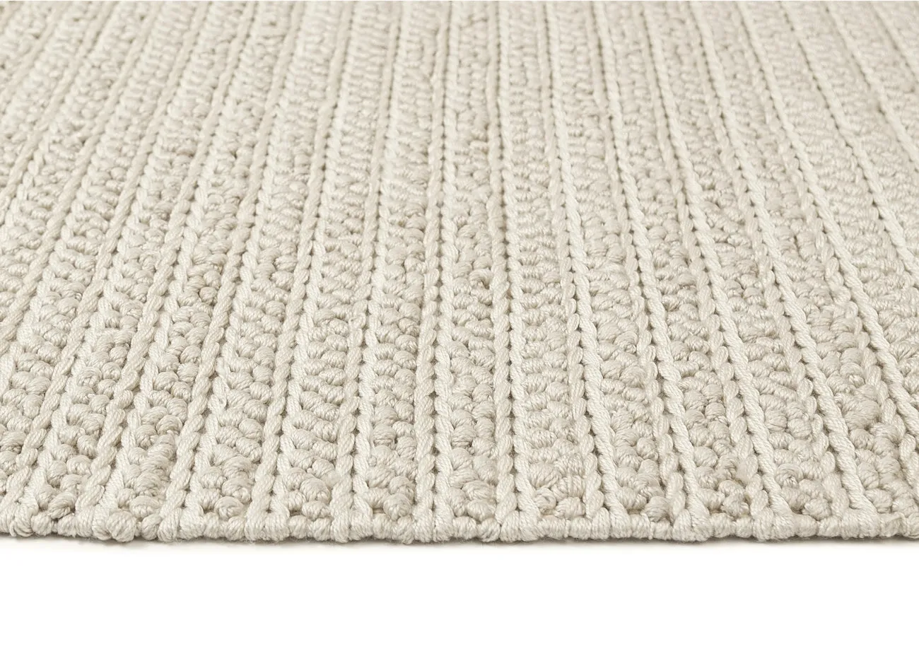 Rafiella Ivory Braided Indoor Outdoor Rug