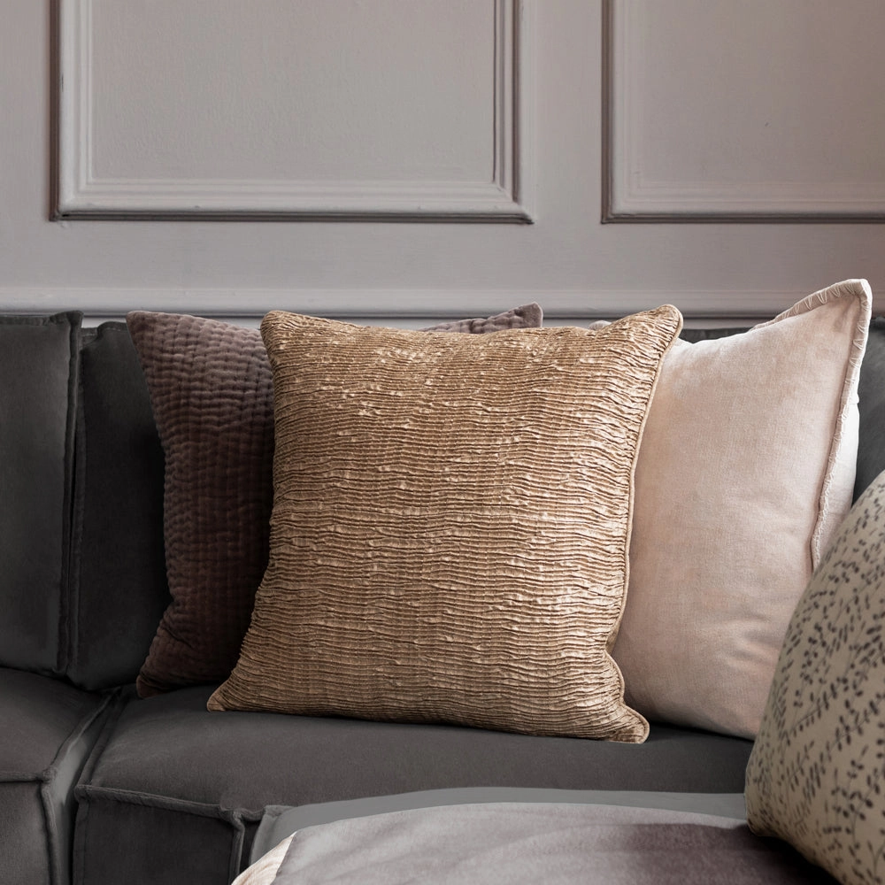 Rainfall Embroidered Feather Cushion Bronzebedding sets ,throw blankets 