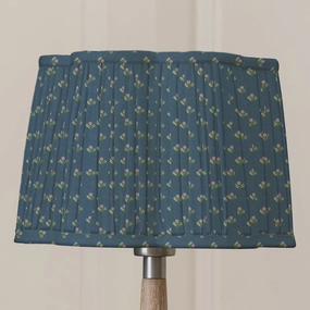 Raja Pleated Scalloped Lamp Shade Denimmodern home decor ,home decor for bedroom 