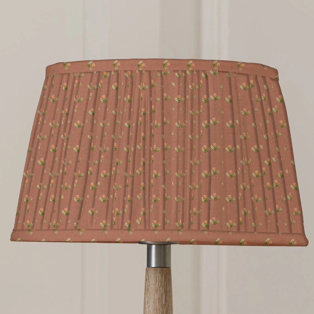 Raja Pleated Tapered Lamp Shade Terracottamodern home decor ,home decor for bedroom 