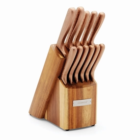Rame Hammered Copper 12 Piece Cutlery Block Setmodern kitchen decor ,kitchen dinner set ,dinnerware 