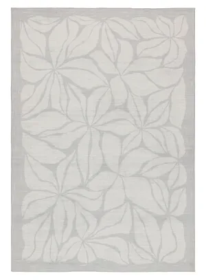 Rana Blue Botanical Washable Rugmodern color block patchwork rug