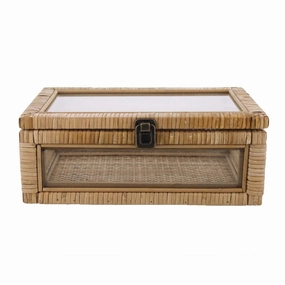 Rattan Cayman Rectangle Casenordic style desktop ornaments