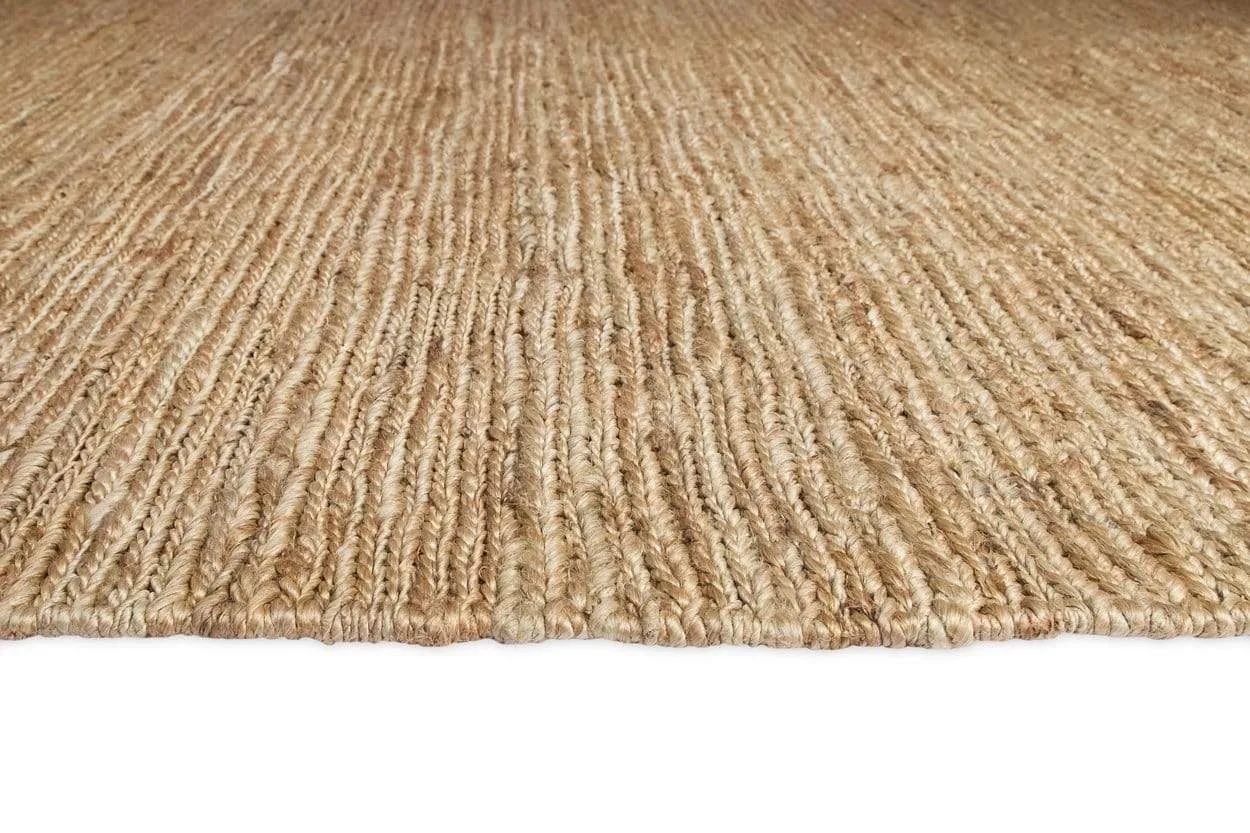 Raven Natural Tan Braided Jute Rug *NO RETURNS UNLESS FAULTY