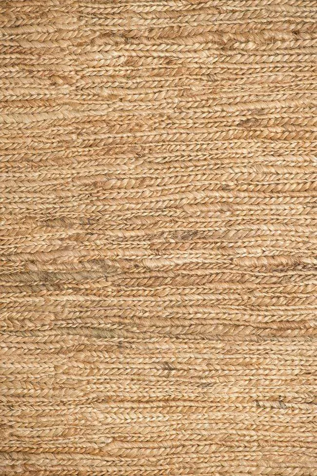 Raven Natural Tan Braided Jute Rug *NO RETURNS UNLESS FAULTY