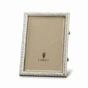 Rectangular Pave Frame 5 x 7 - Platinumdecorative photo frame ,personalized photo frame 