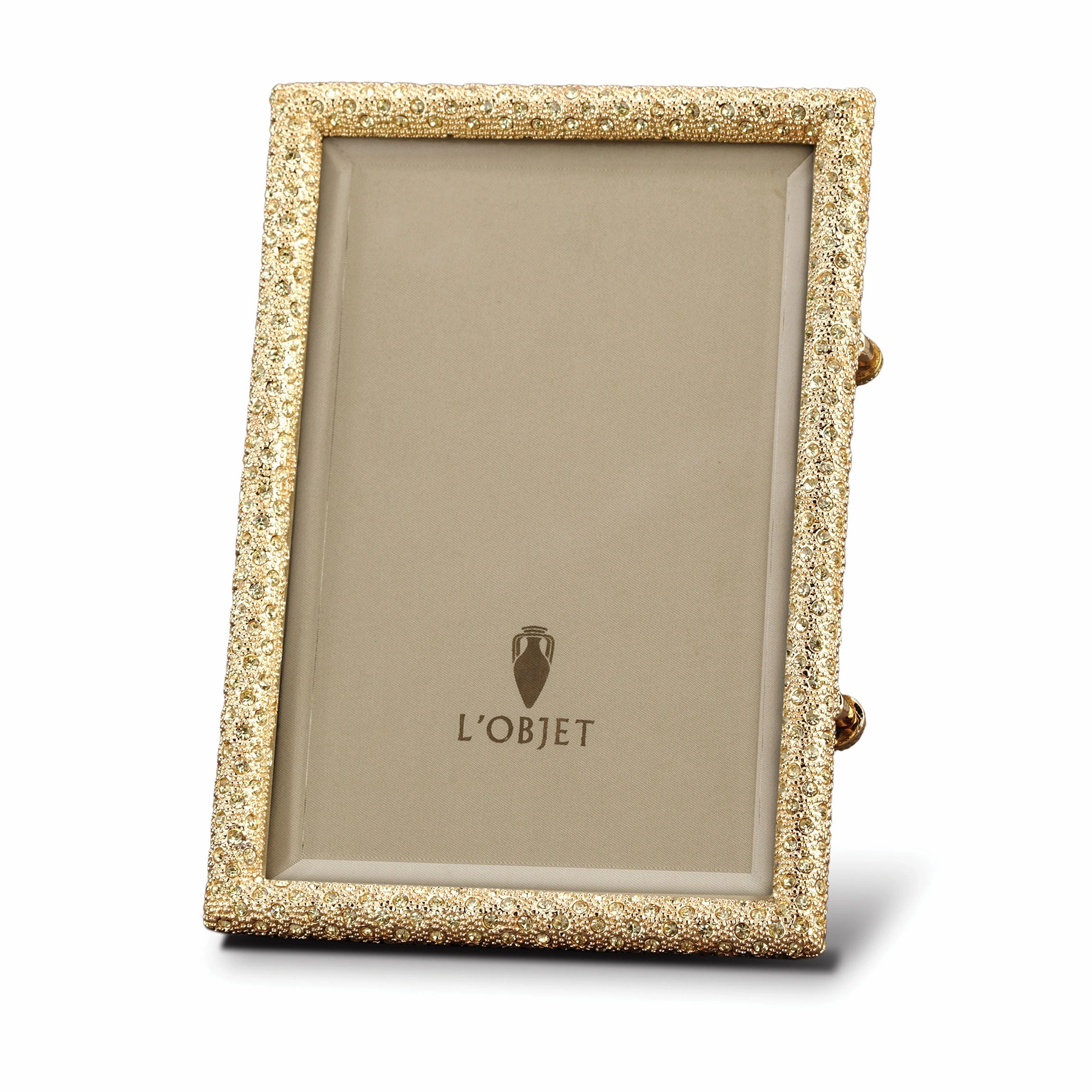 Rectangular Pave Frame 8 x 10 - Golddecorative photo frame ,personalized photo frame 