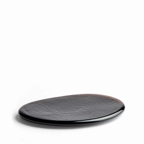 Recycled Glass Small Three-Legged Platternordic minimalist vase