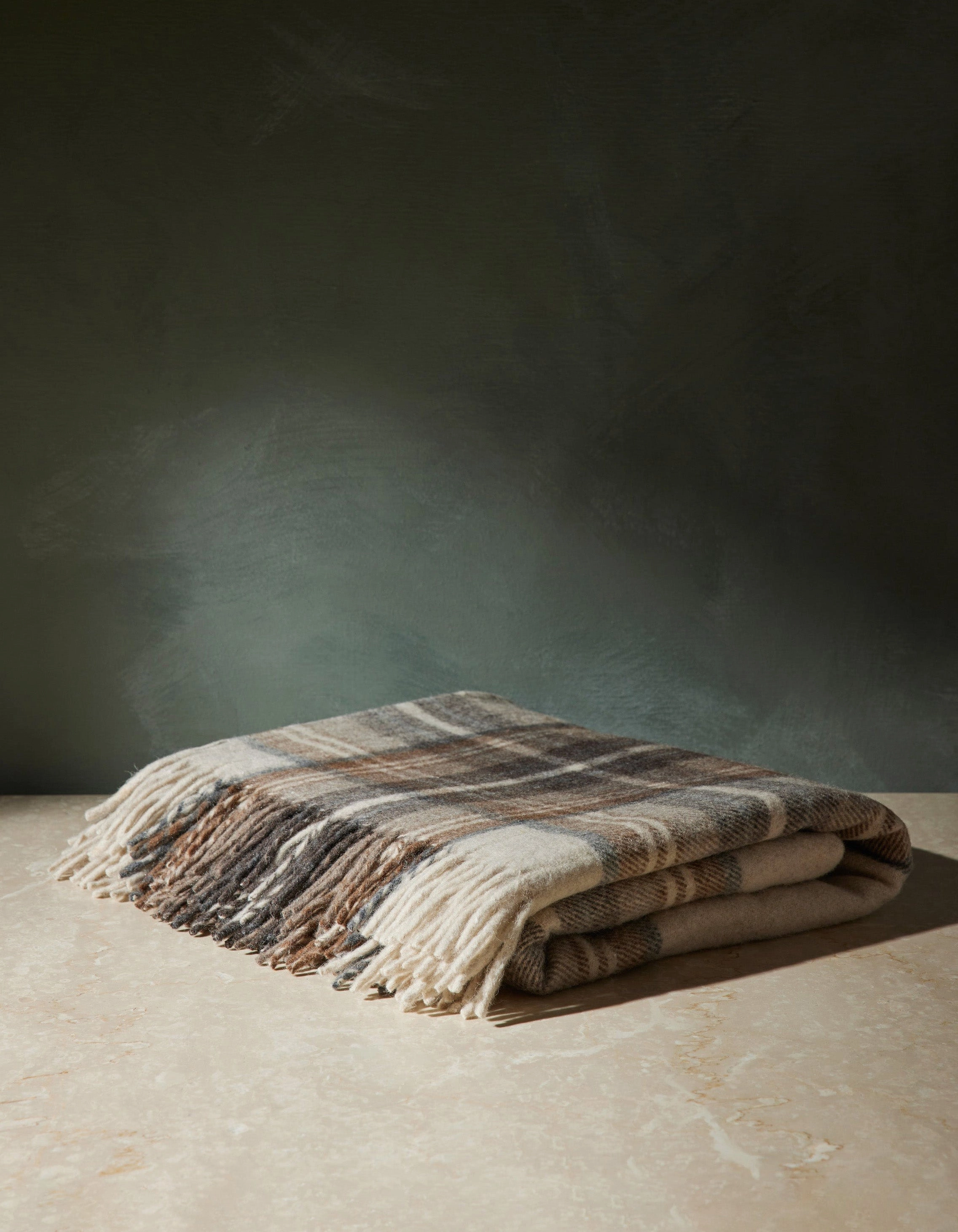 Recycled Wool Throw by Tartan Blanket Co