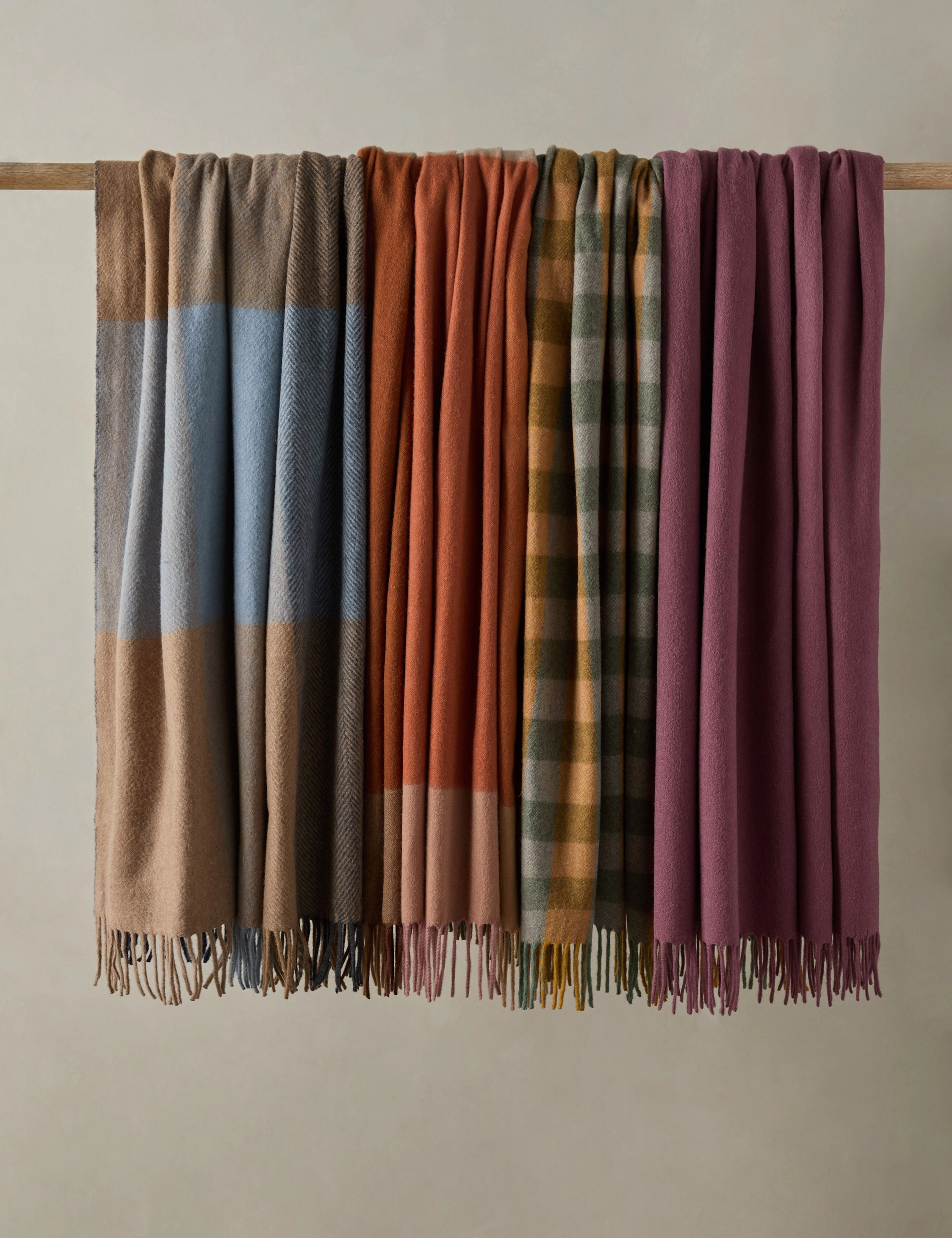 Recycled Wool Throw by Tartan Blanket Co