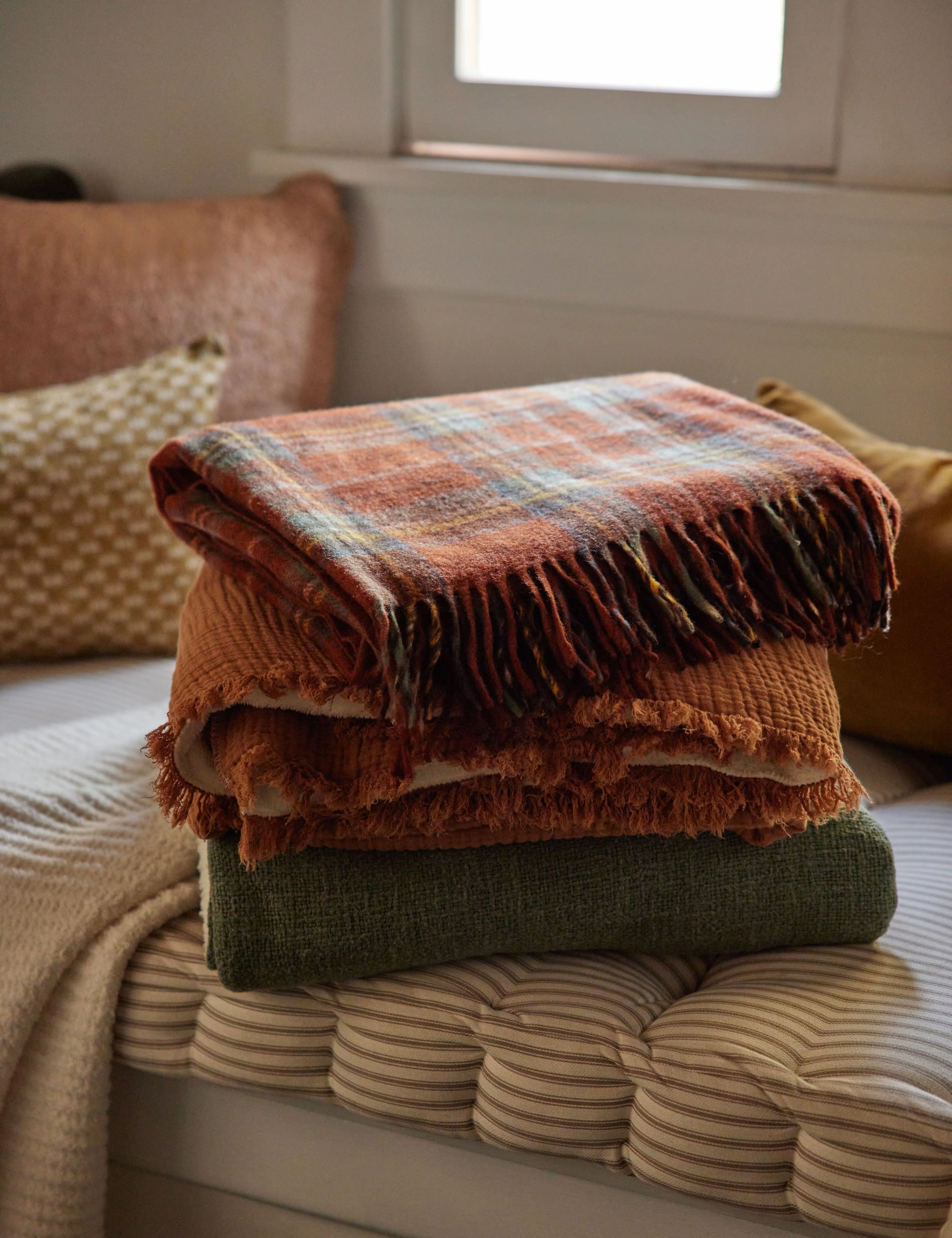 Recycled Wool Throw by Tartan Blanket Co