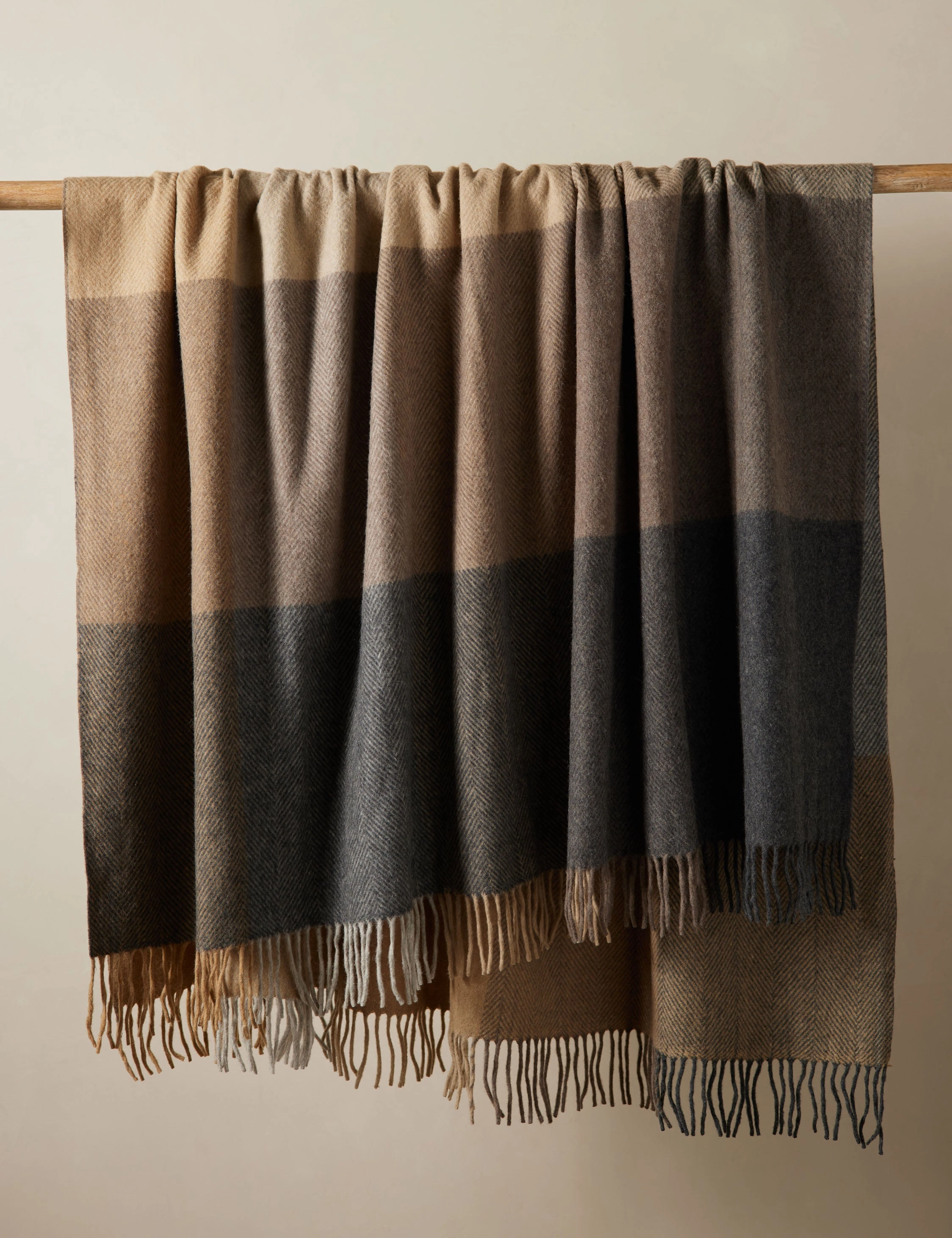 Recycled Wool Throw by Tartan Blanket Co