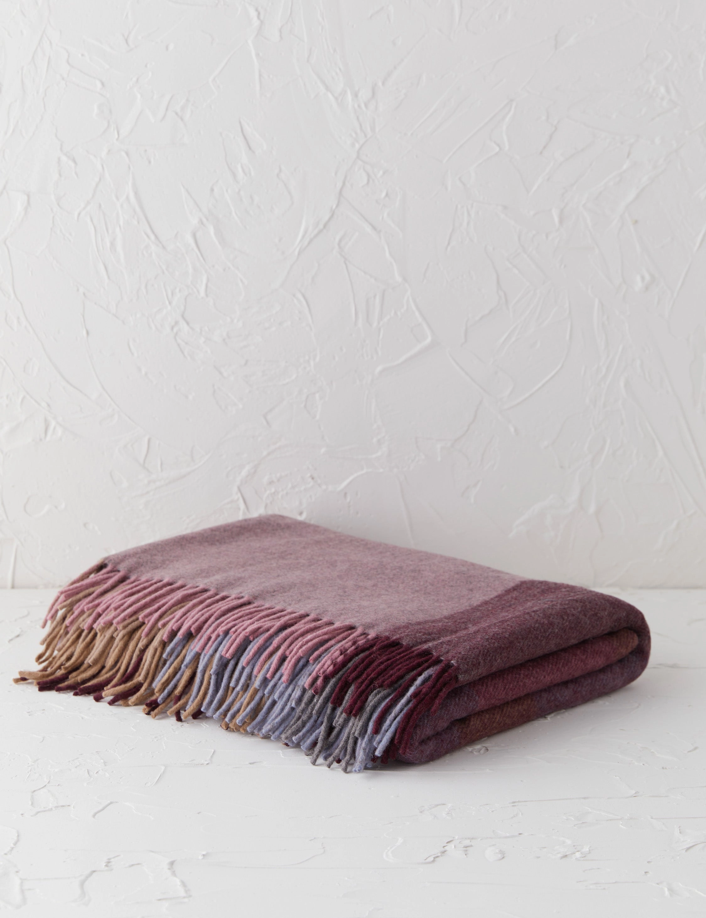 Recycled Wool Throw by Tartan Blanket Co