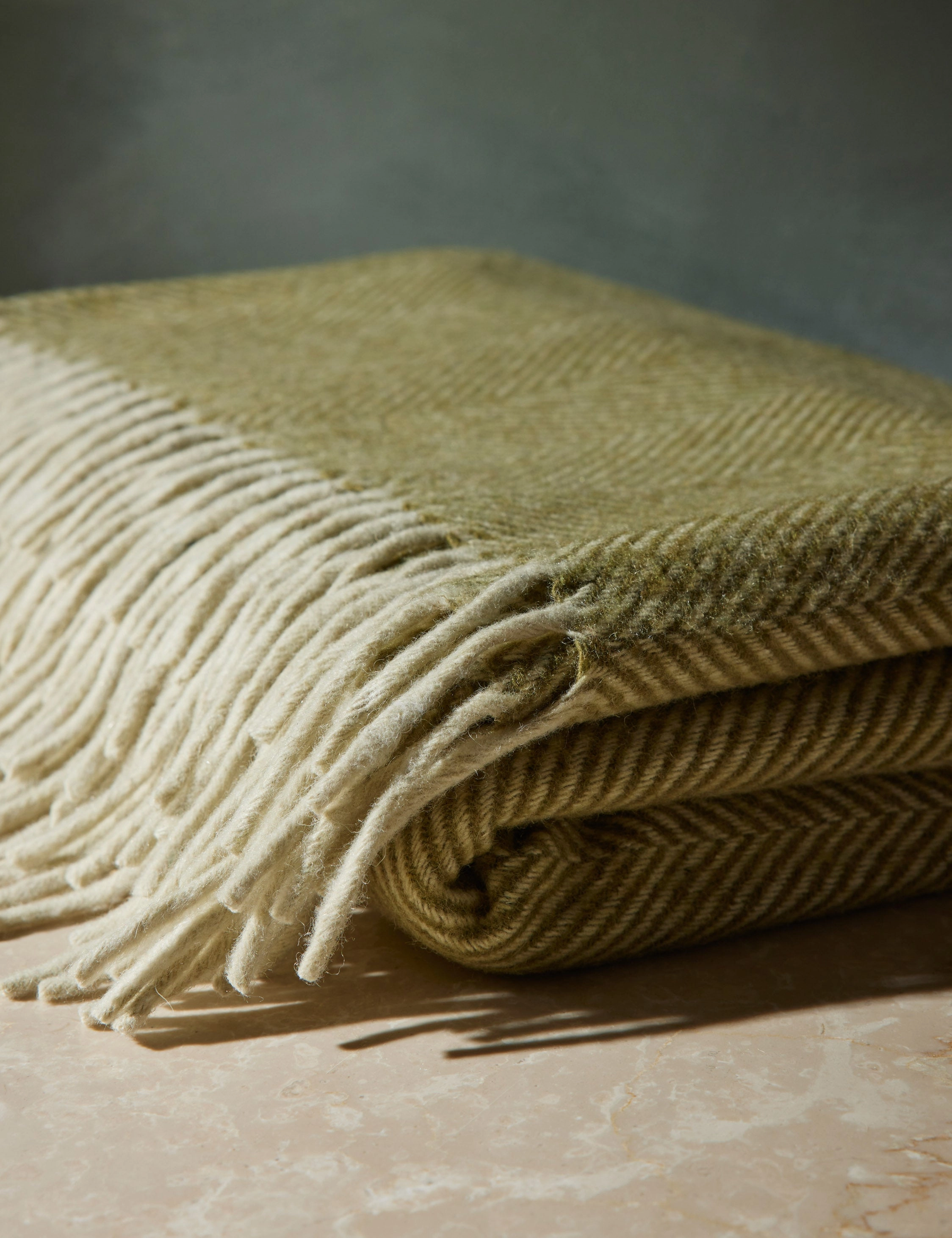 Recycled Wool Throw by Tartan Blanket Co