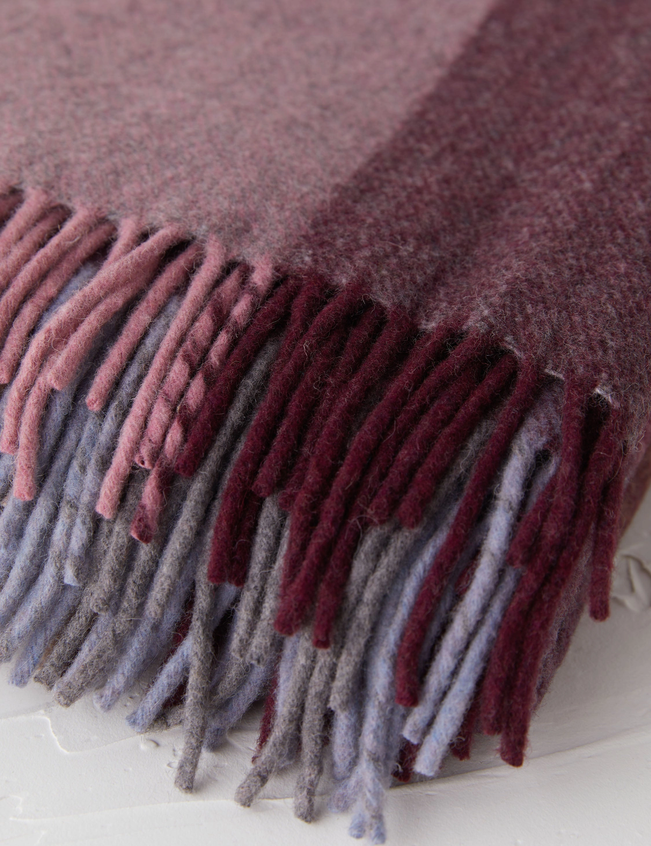 Recycled Wool Throw by Tartan Blanket Co