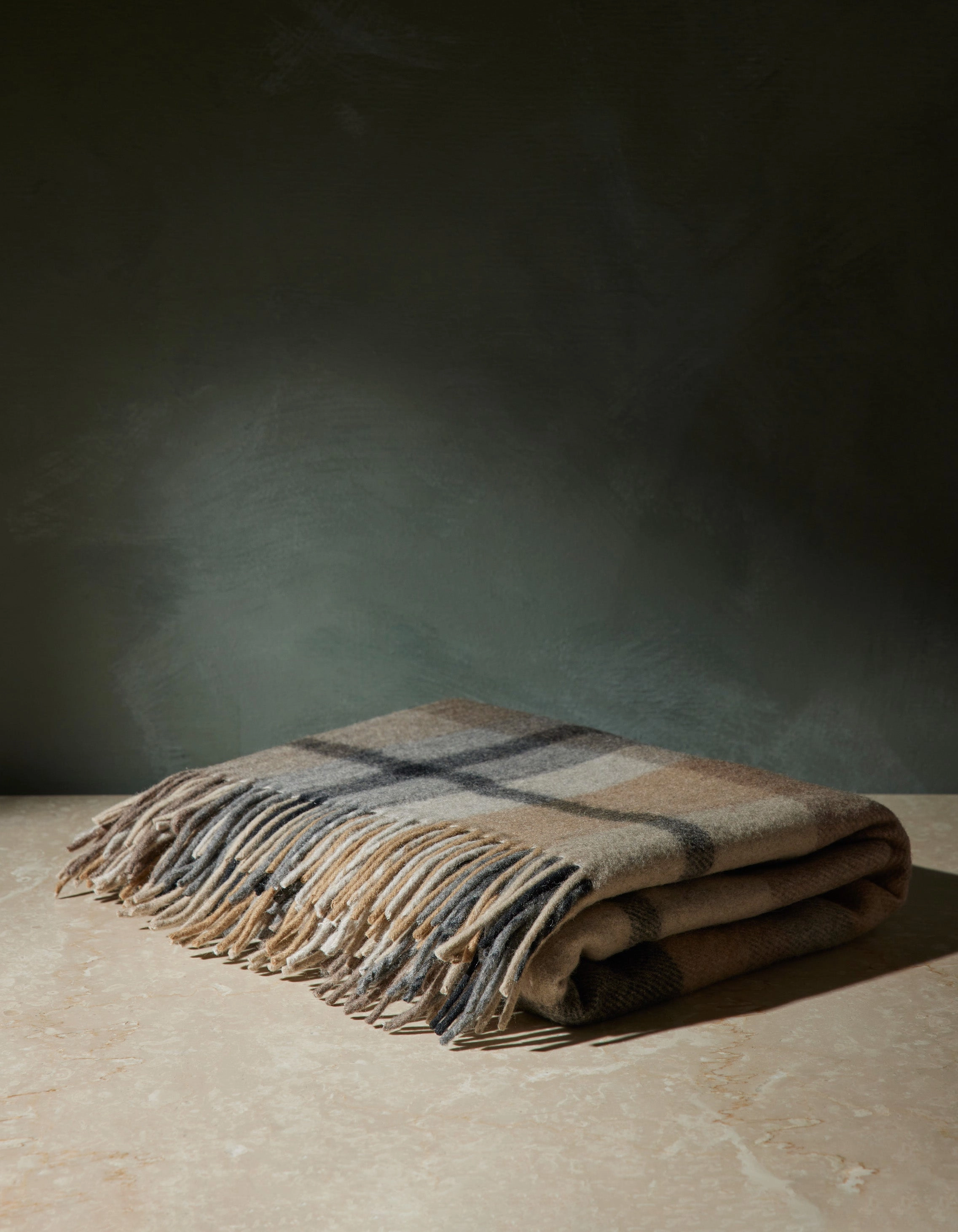 Recycled Wool Throw by Tartan Blanket Co