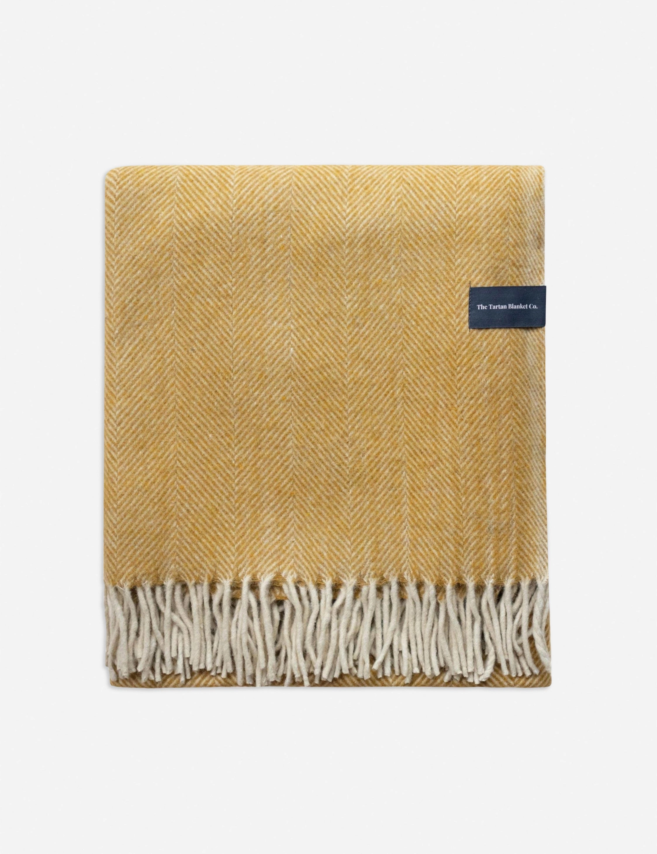 Recycled Wool Throw by Tartan Blanket Co