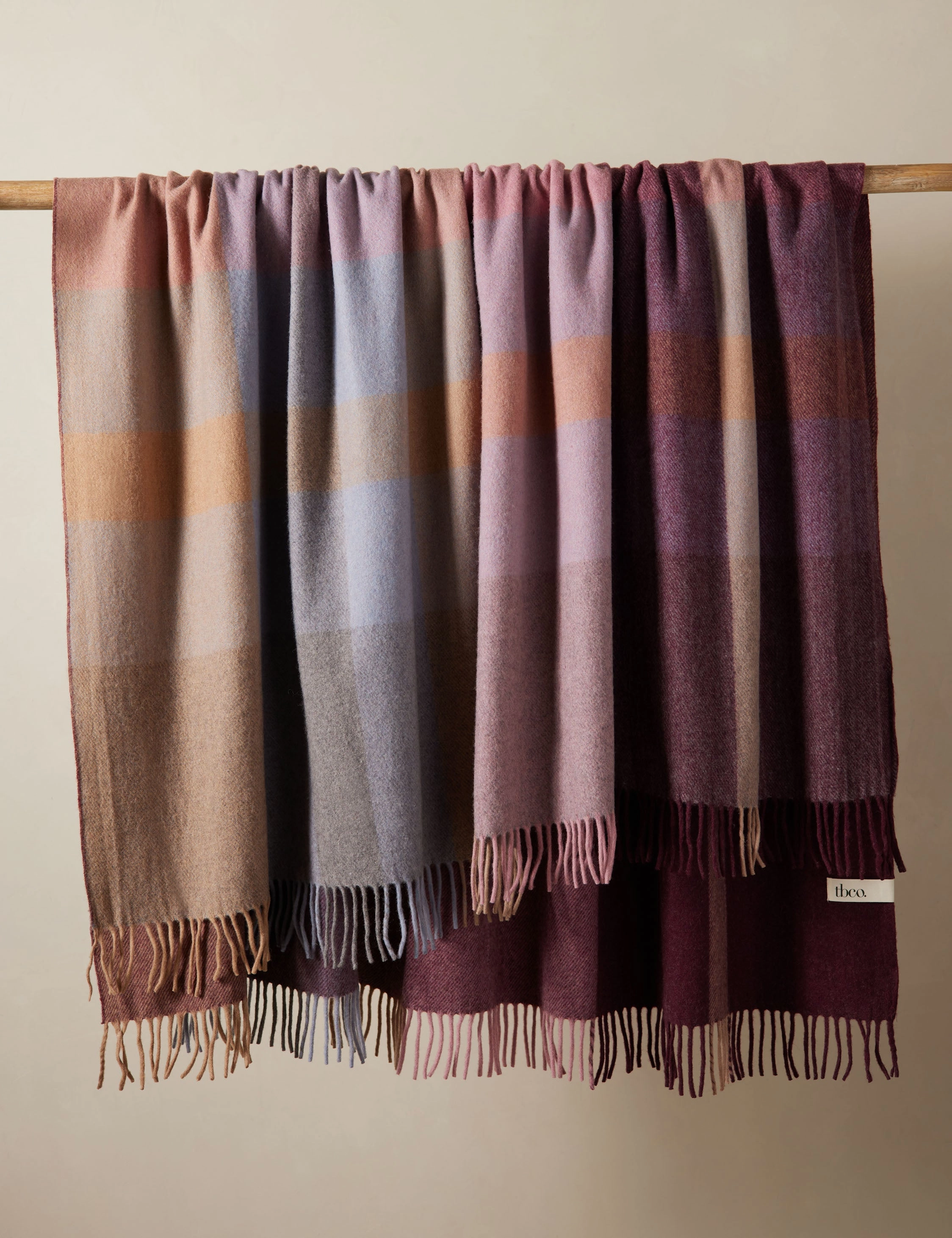 Recycled Wool Throw by Tartan Blanket Co