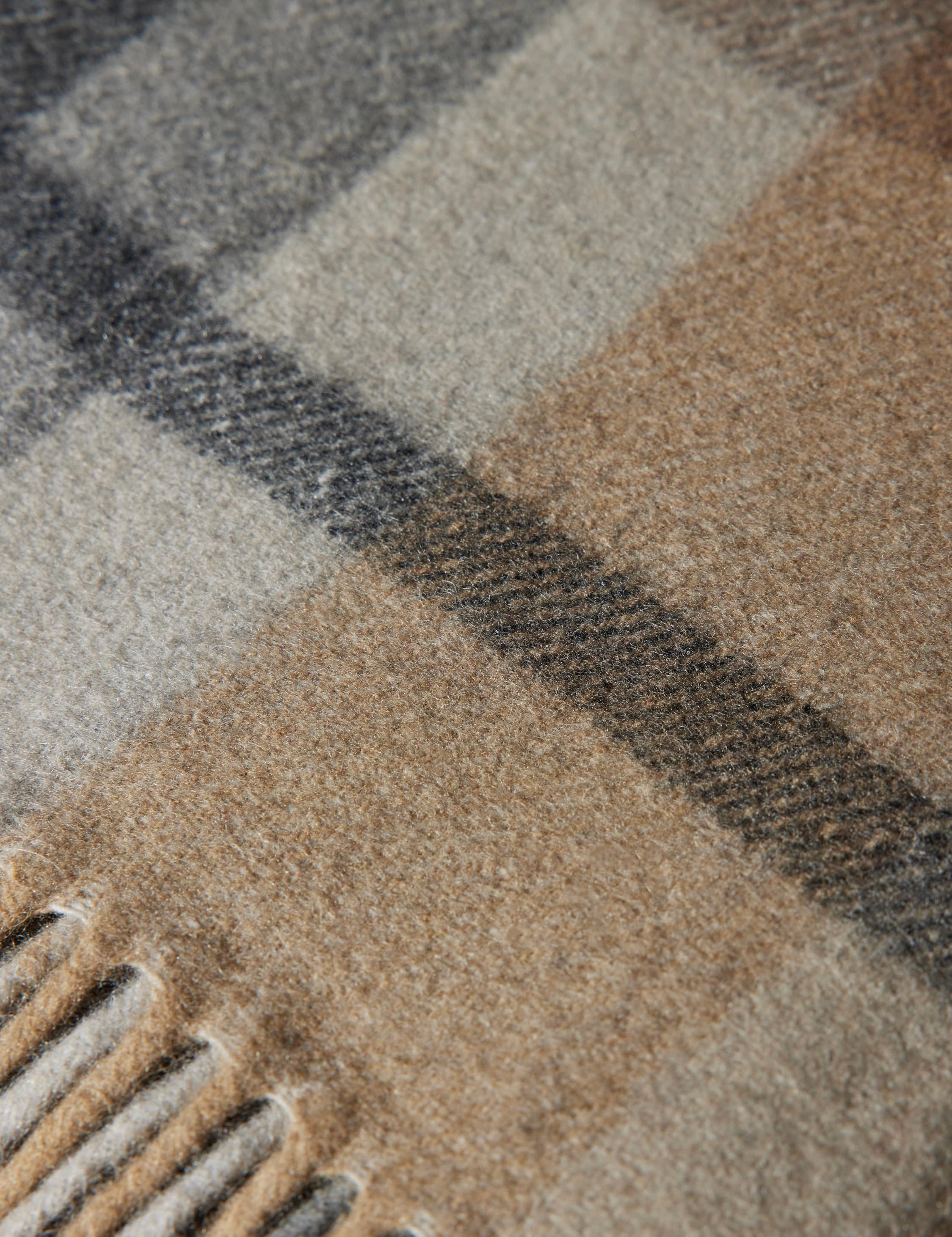 Recycled Wool Throw by Tartan Blanket Co