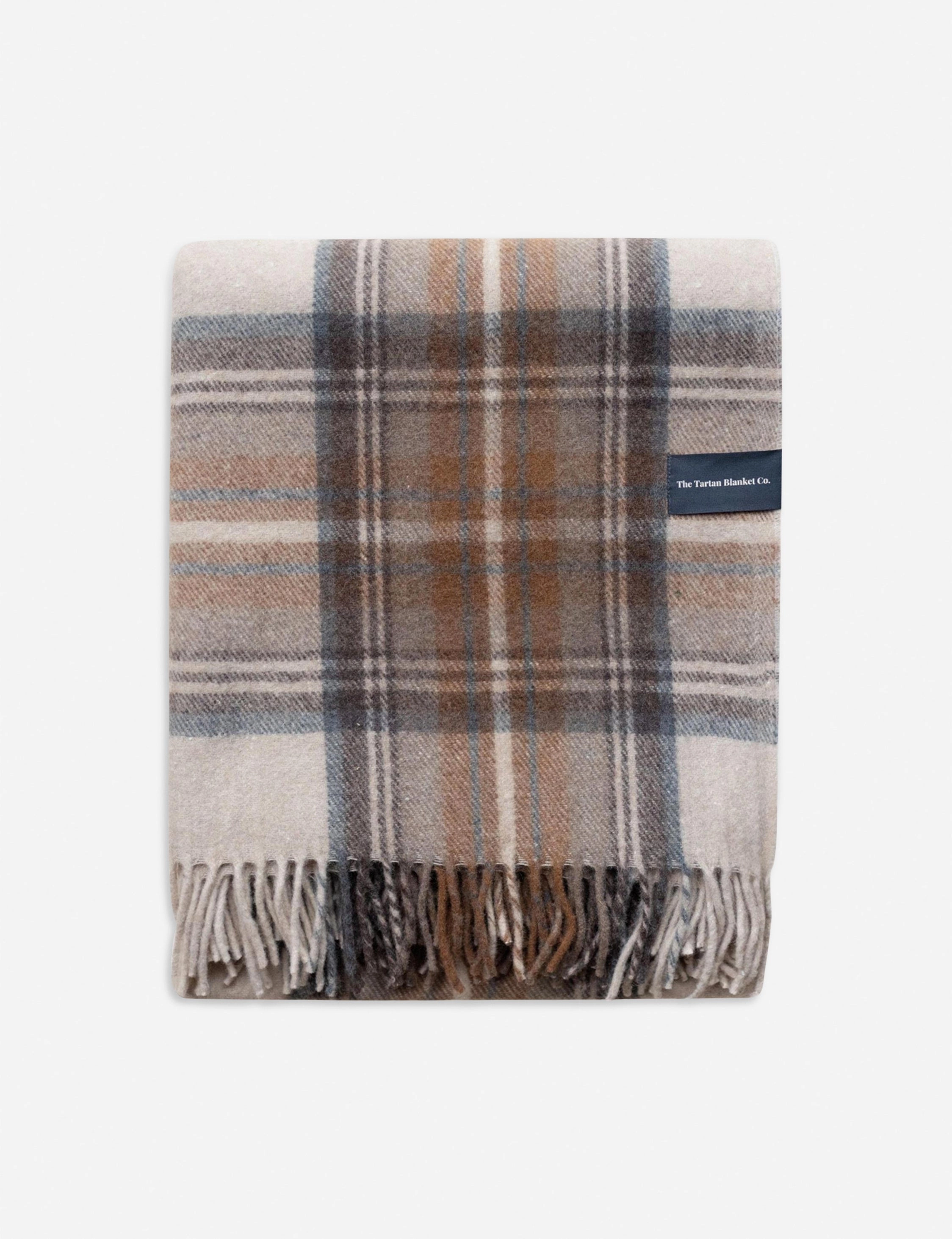 Recycled Wool Throw by Tartan Blanket Co