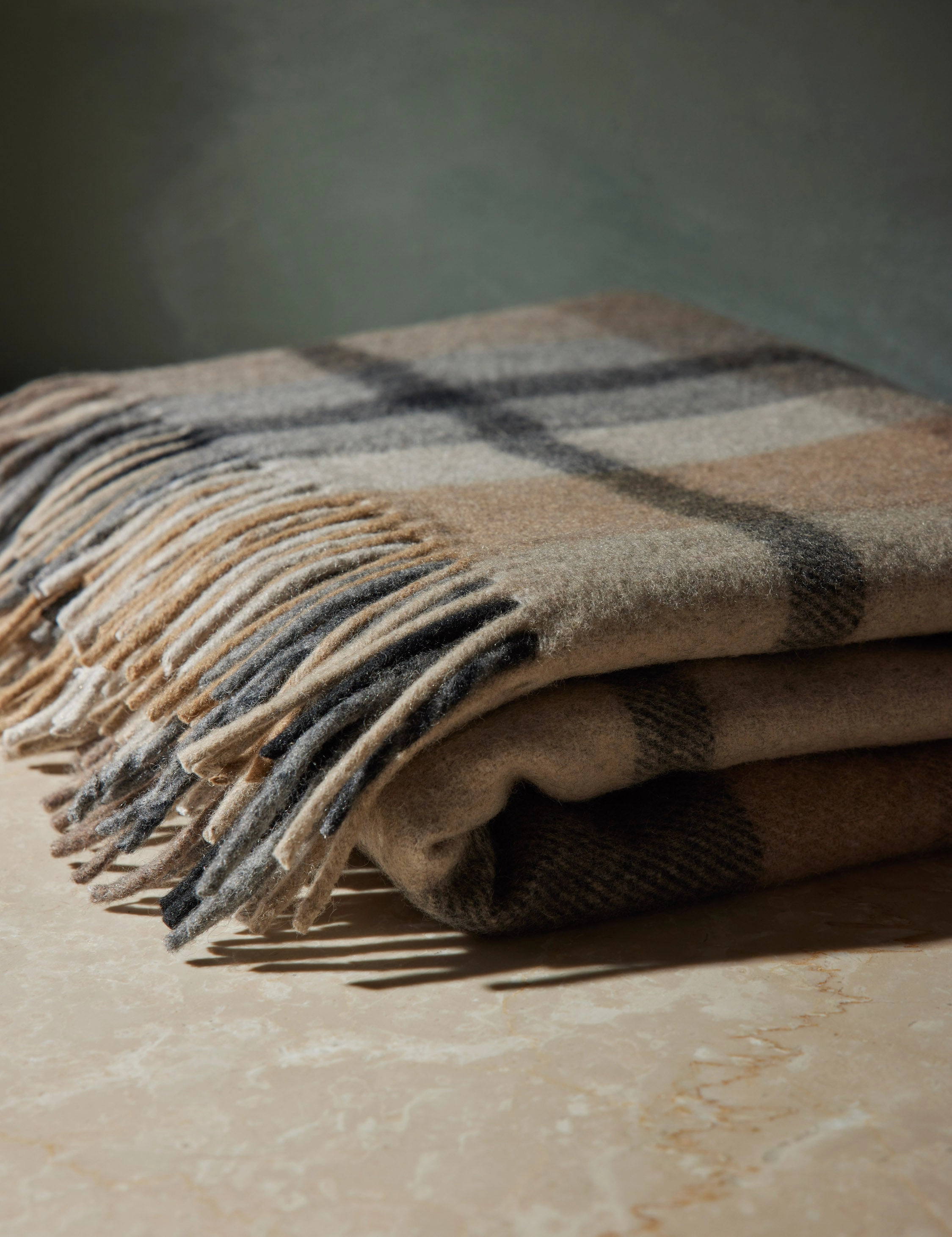 Recycled Wool Throw by Tartan Blanket Co