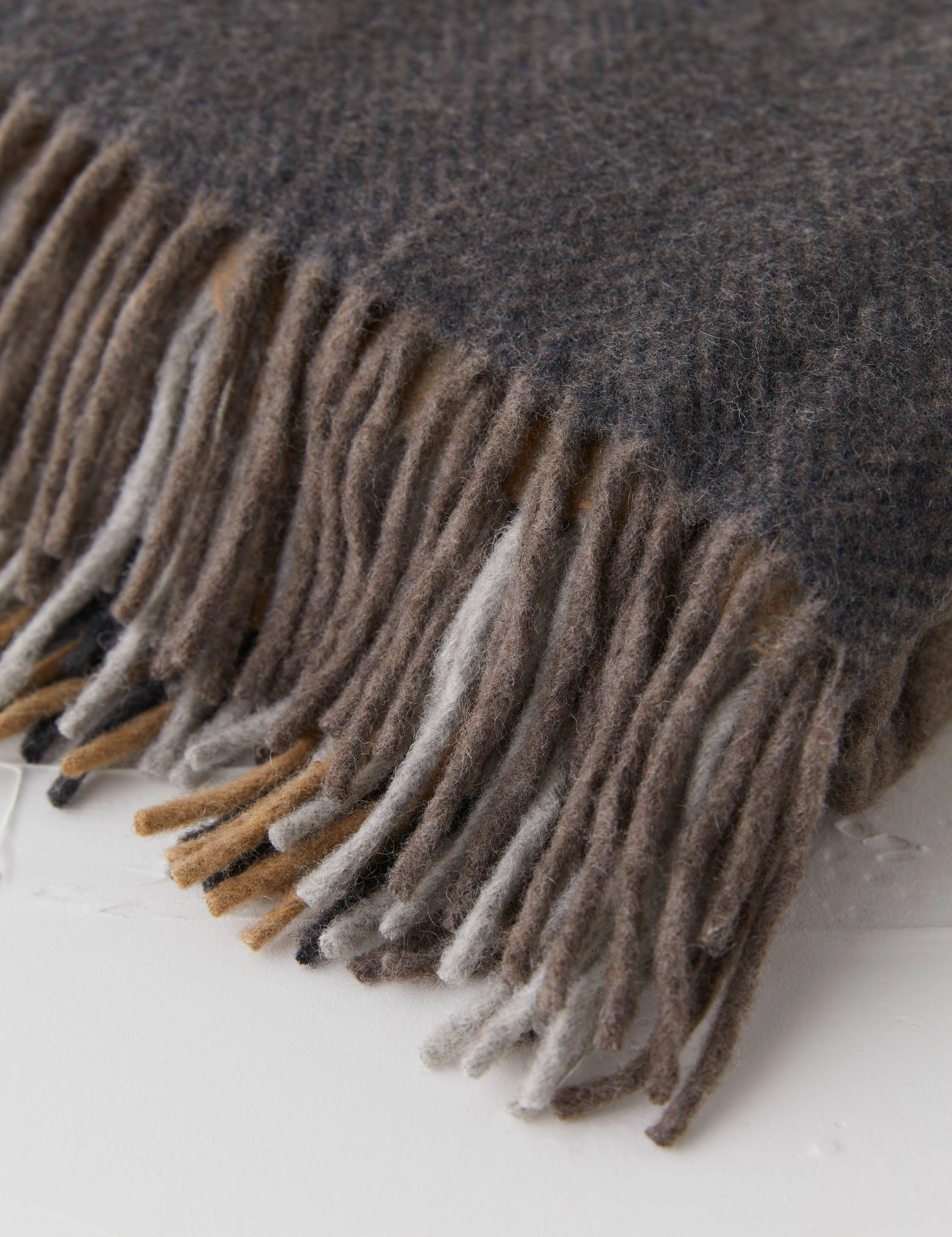 Recycled Wool Throw by Tartan Blanket Co