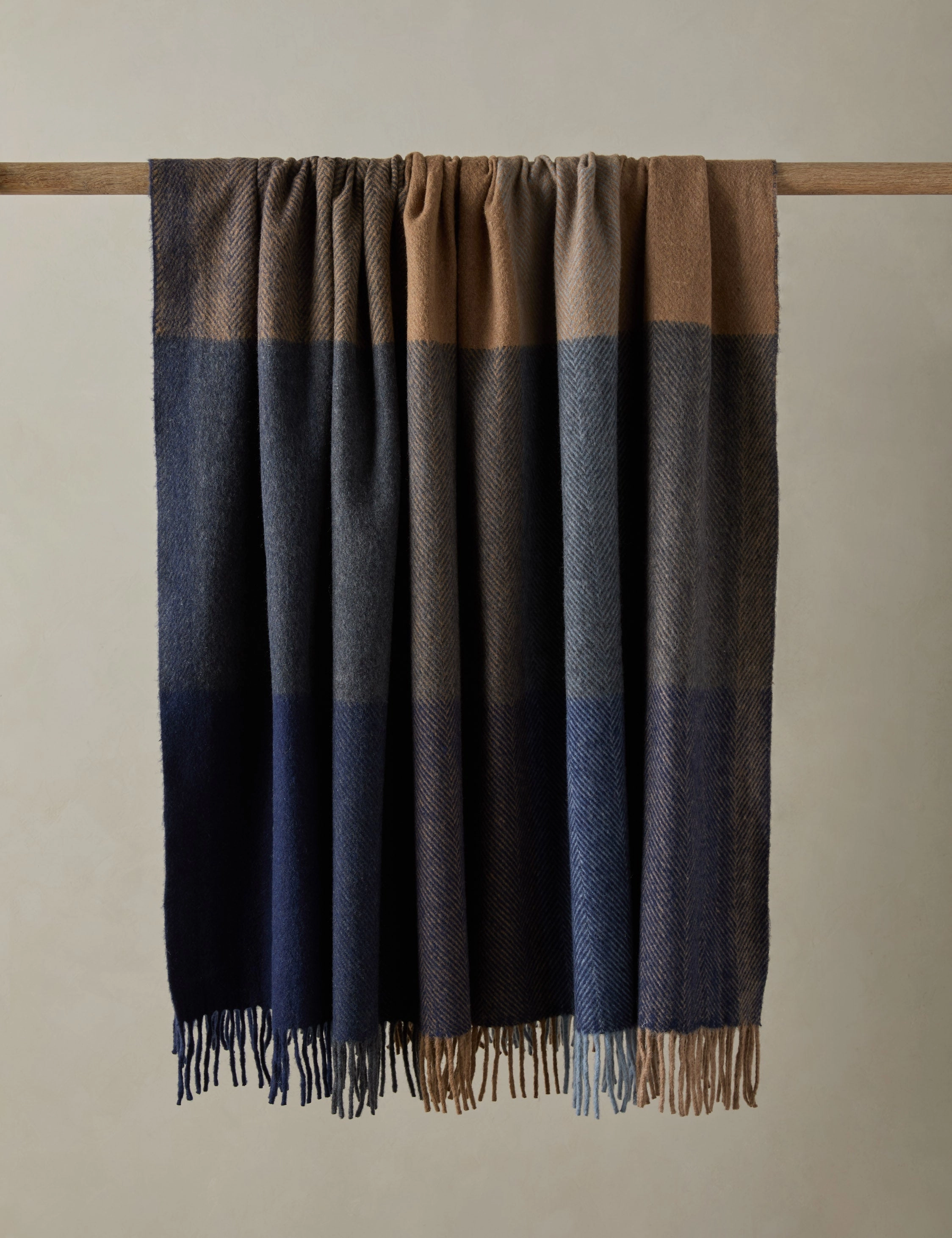 Recycled Wool Throw by Tartan Blanket Co