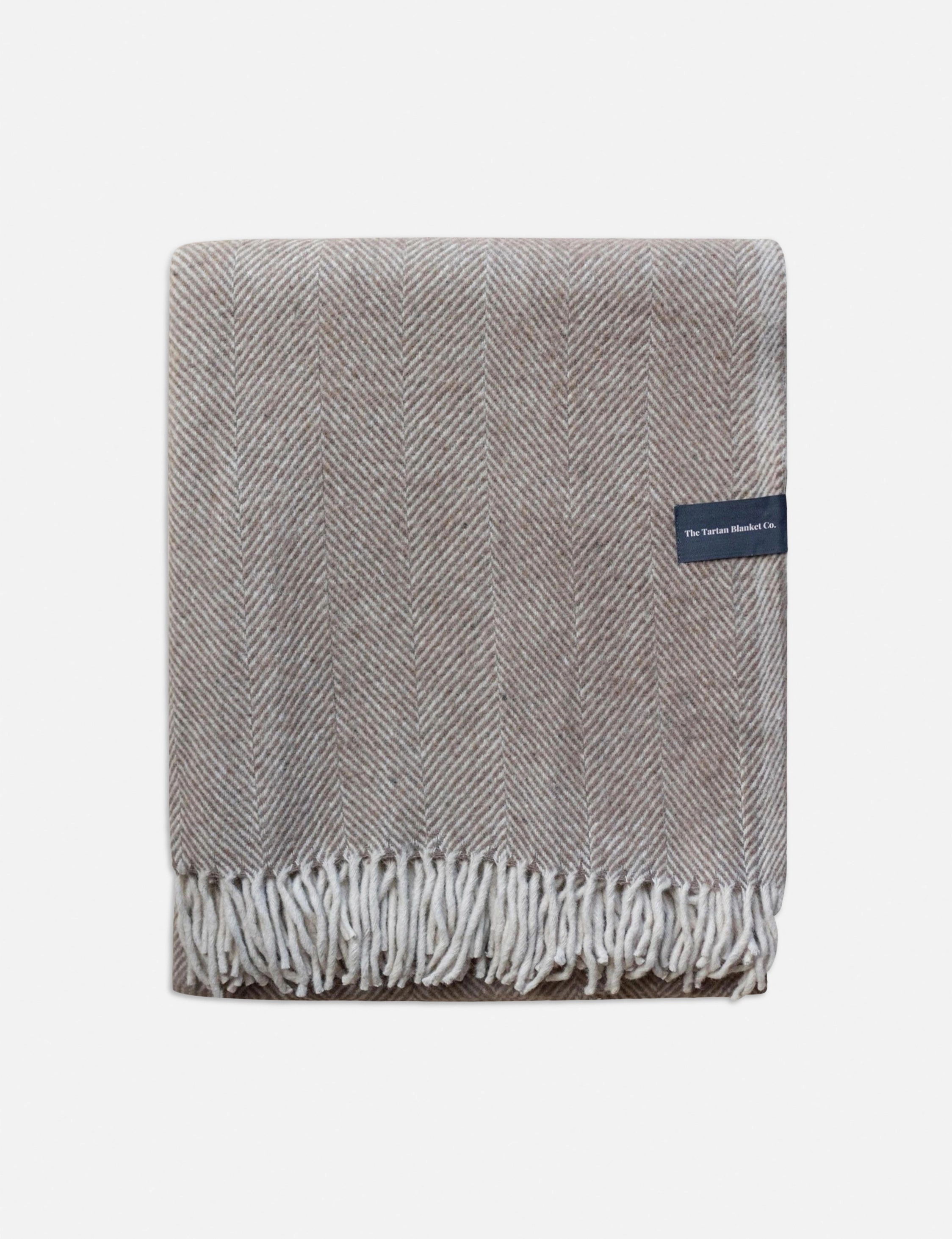 Recycled Wool Throw by Tartan Blanket Co