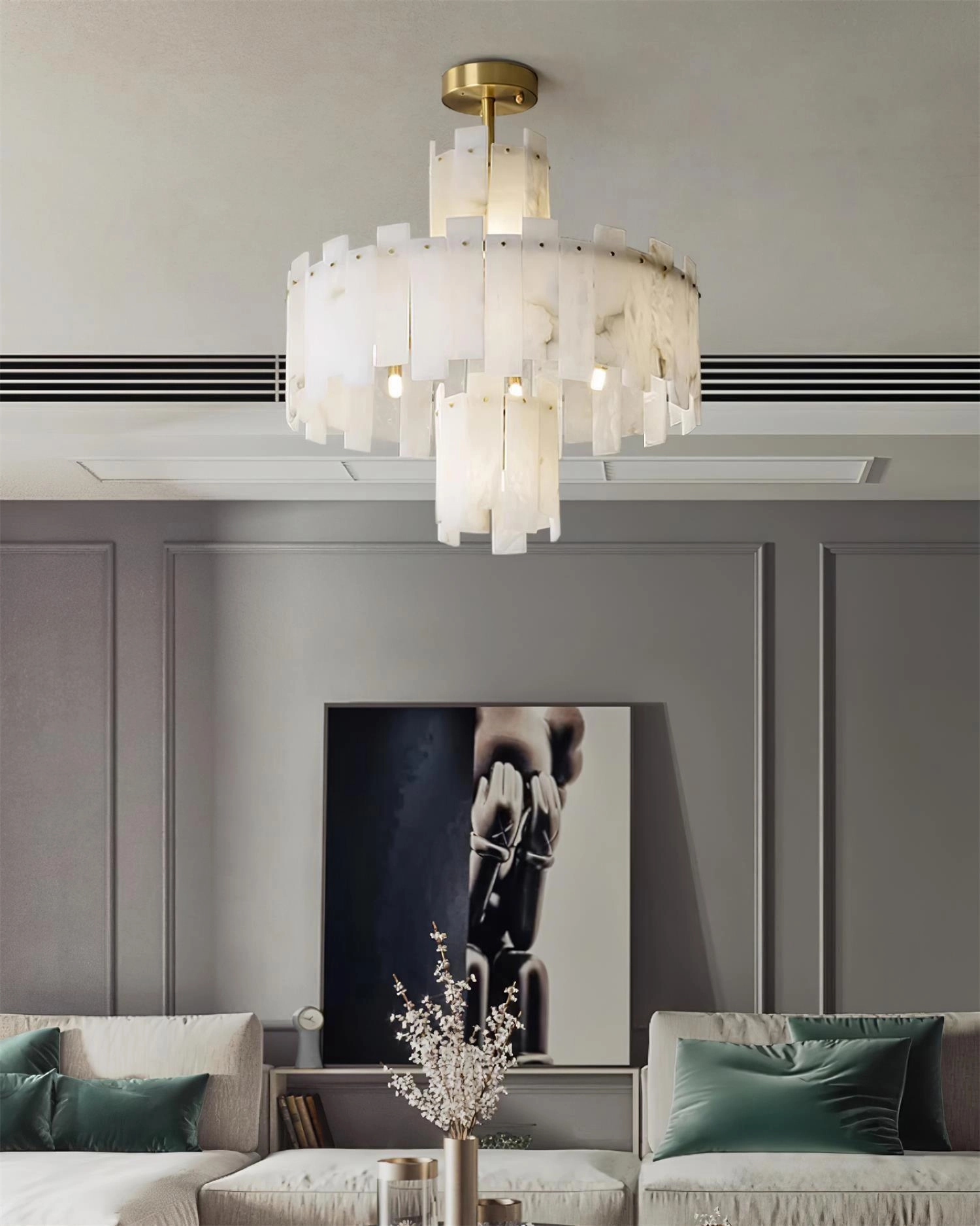 Regina Alabaster Chandelier