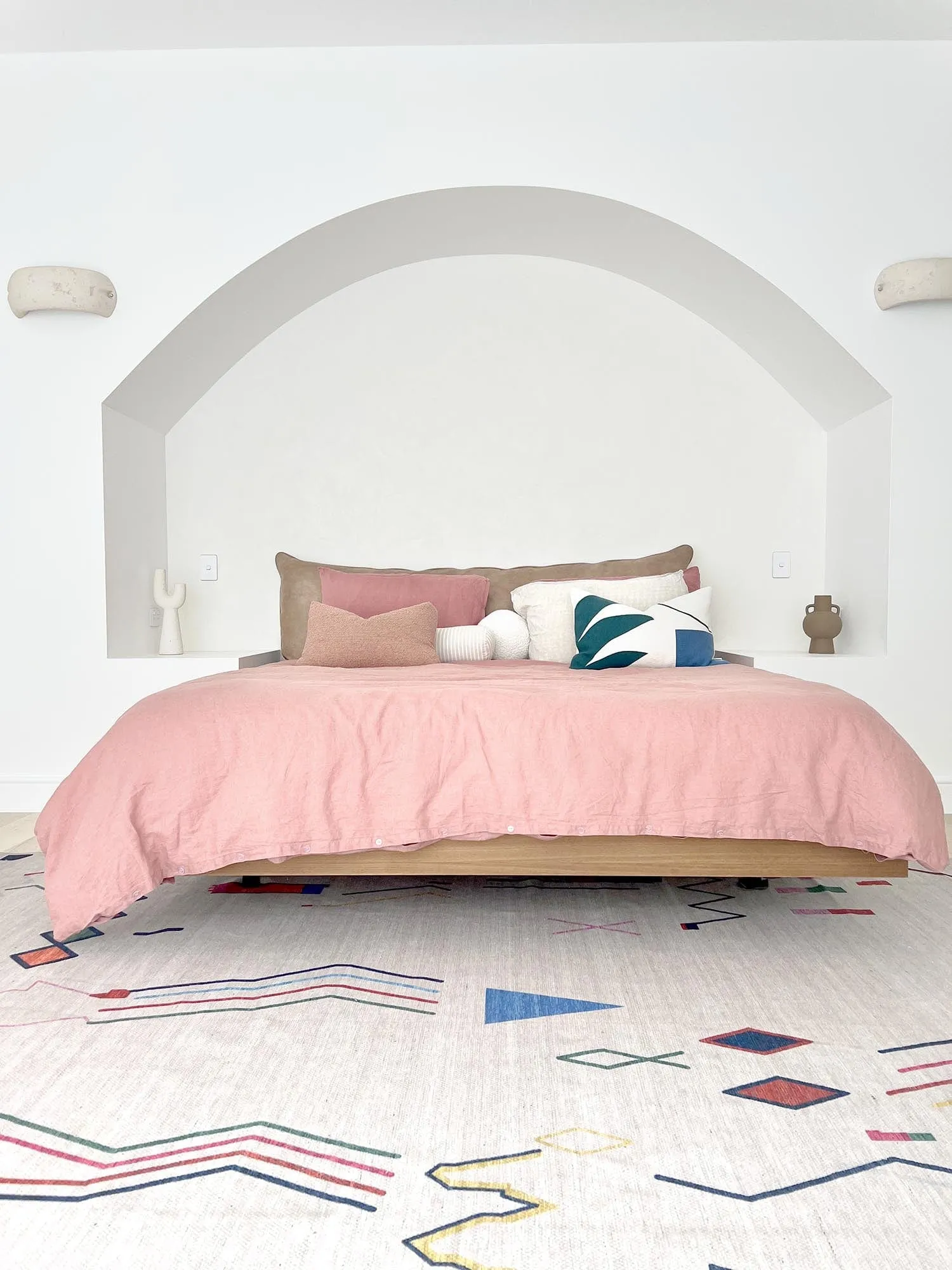 Remi Ivory Multi-Colour Abstract Tribal Indoor Outdoor Rug
