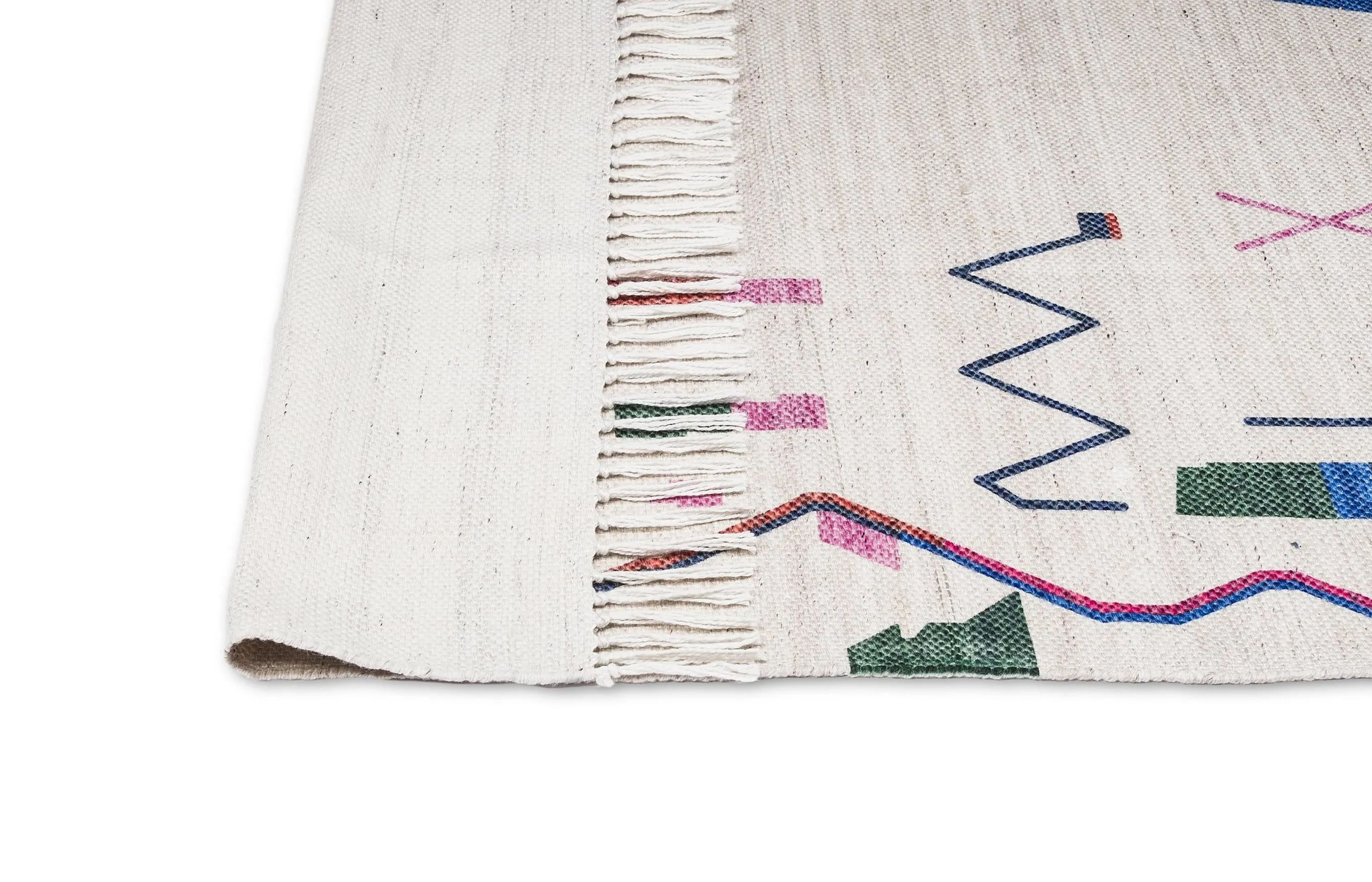 Remi Ivory Multi-Colour Abstract Tribal Indoor Outdoor Rug