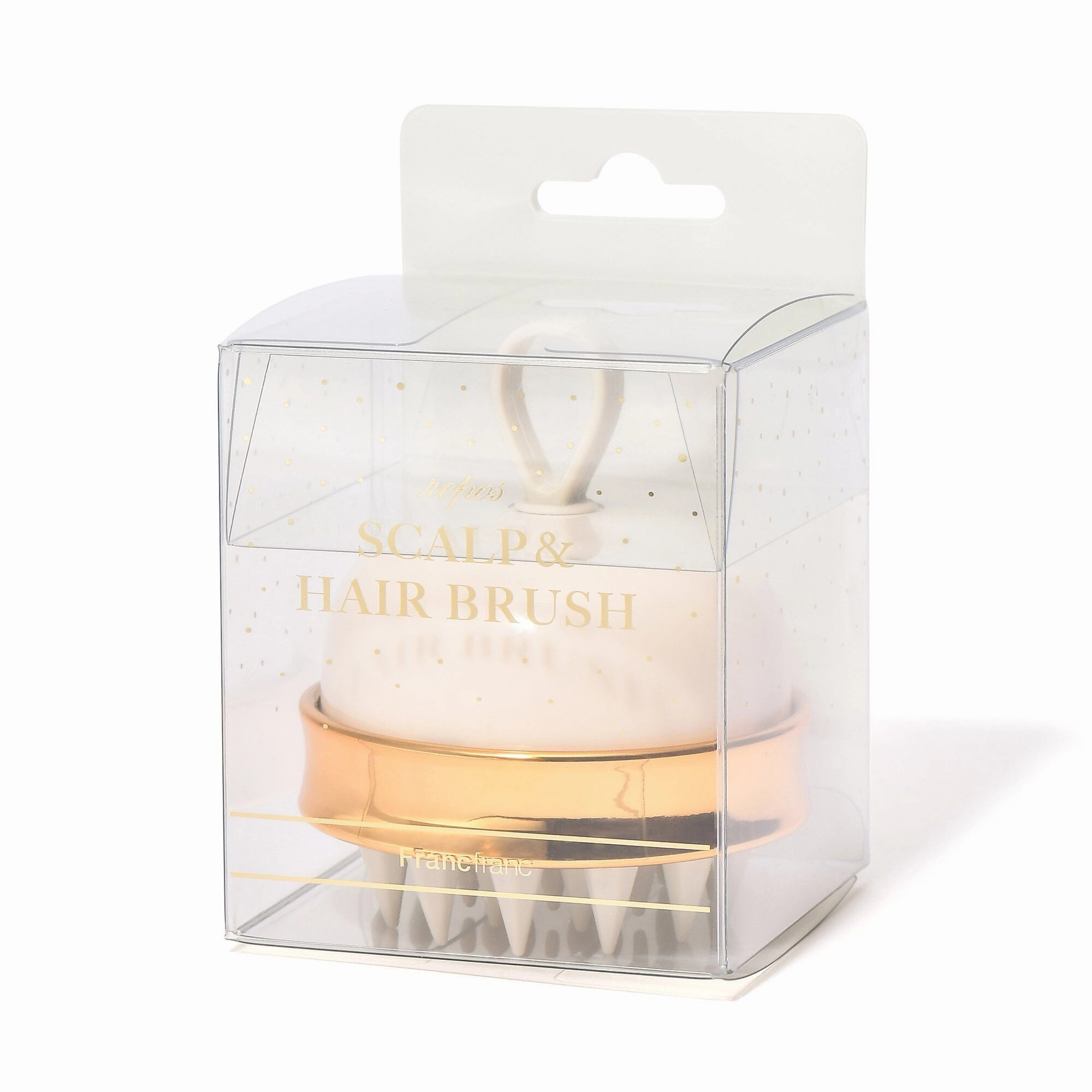 Repos Scalp & Hair Brush White
