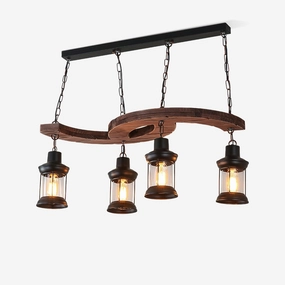 Retro Boat Wood Chandelierrustic chandelier,bedroom chandelier 