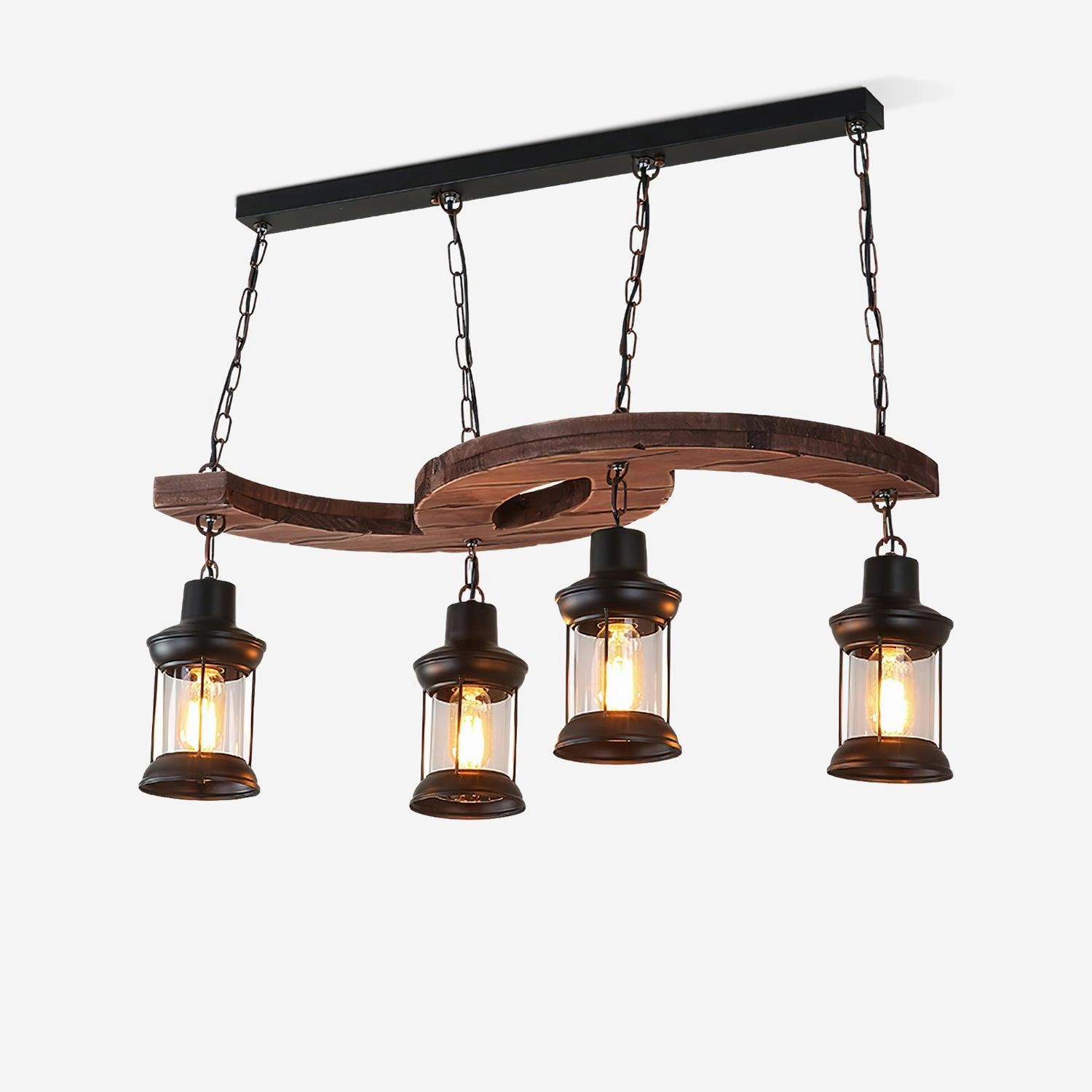 Retro Boat Wood Chandelierrustic chandelier,bedroom chandelier 