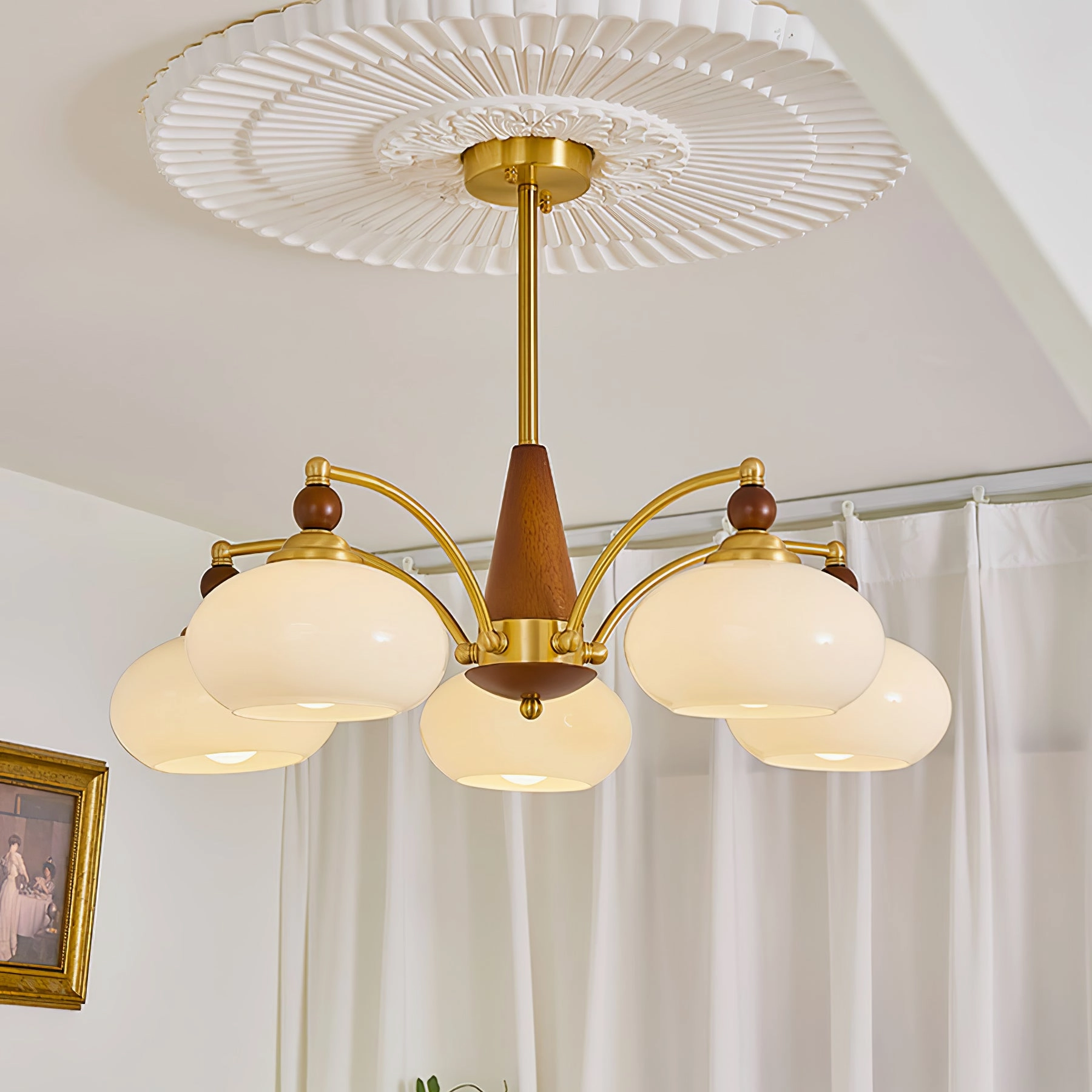 Retro Calliope Chandelier