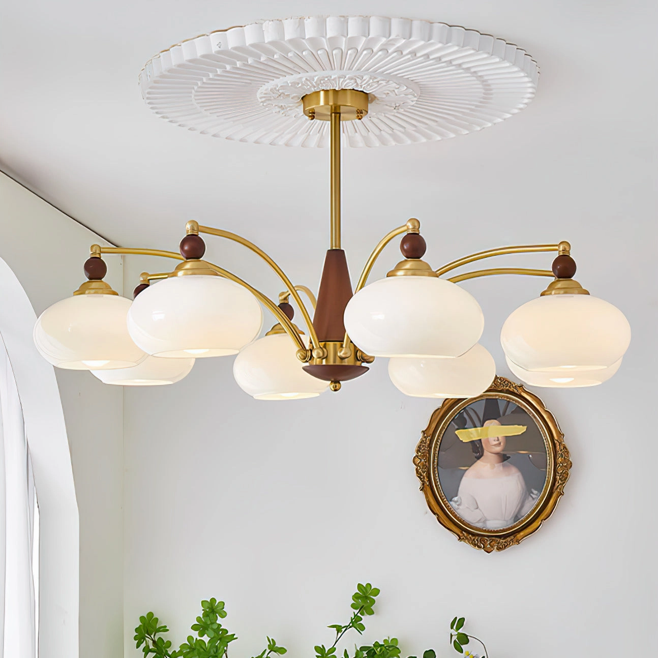 Retro Calliope Chandelier