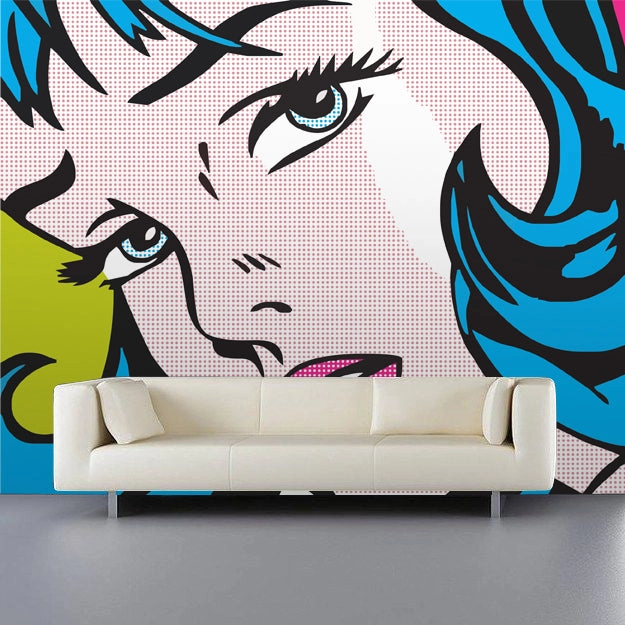 Retro Comic Wall Mural