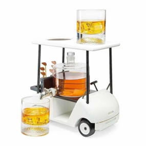 Retro Gold Cart Whiskey Decanternordic style desktop ornaments
