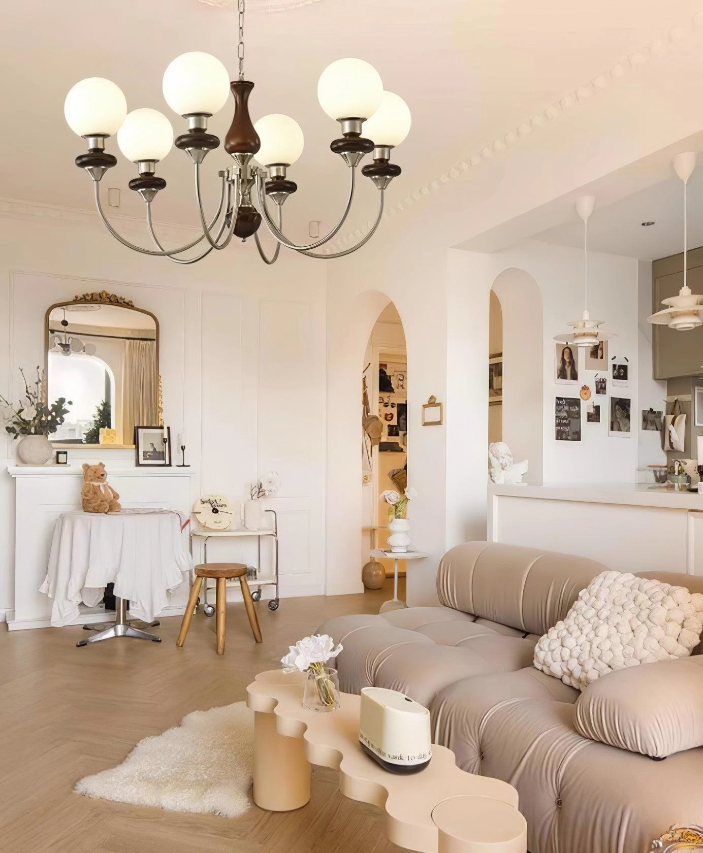 Retro Monique Chandelier
